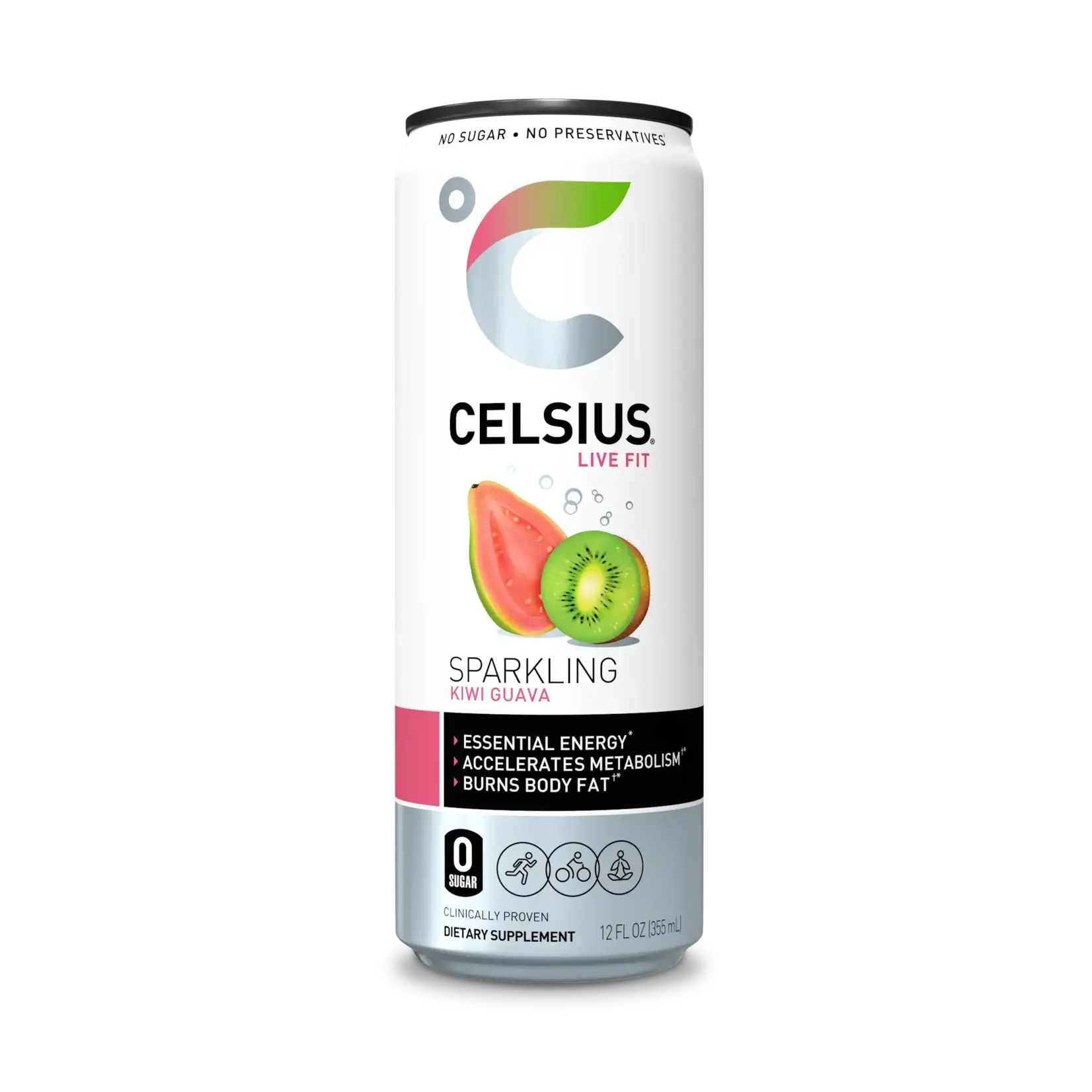 Celsius Sparkling Kiwi Guava 12oz CN