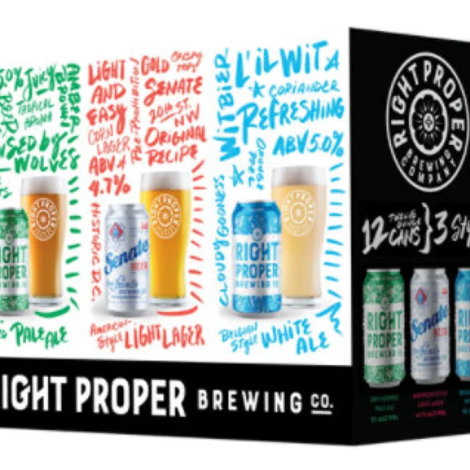 Right Proper Mixed Proper 12pk CN
