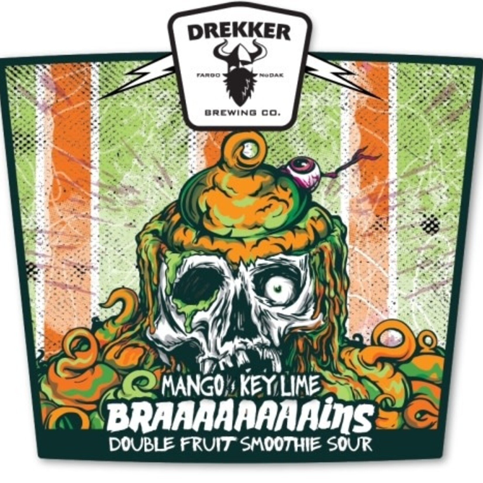 Drekker Braaaaaaains Mango Key Lime 4pk
