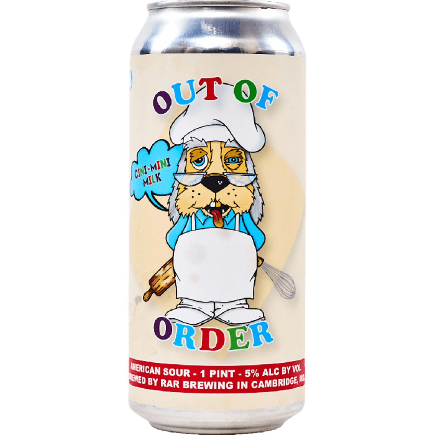 RAR Out of Order Cini Mini Milk 4pk CN