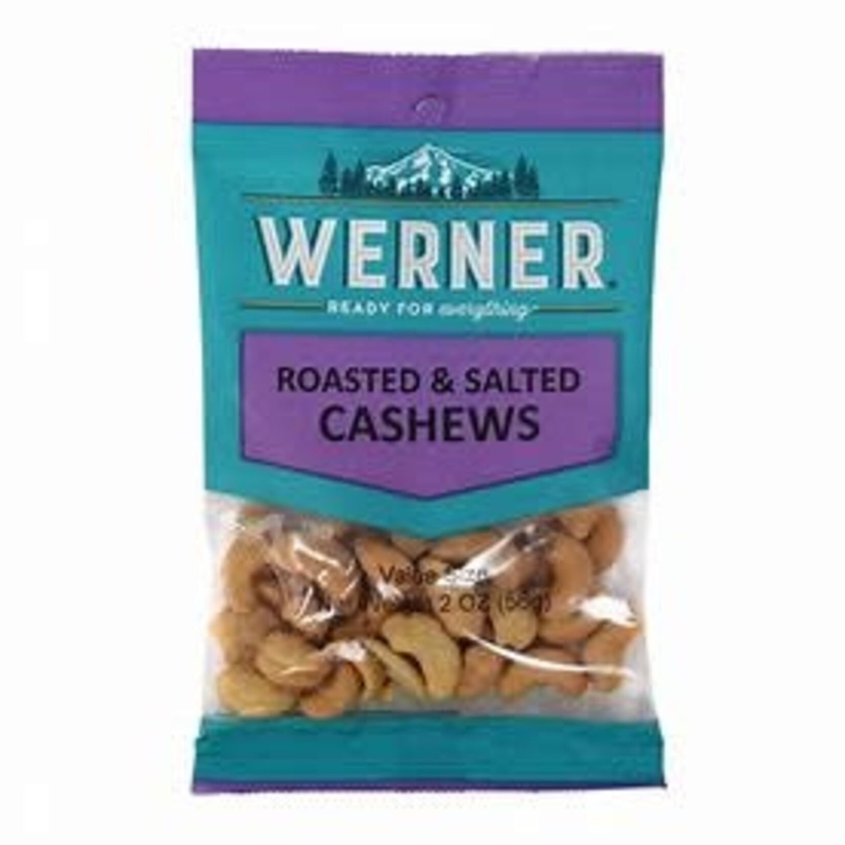 Werner Roasted and Salted Cashews 2.75oz