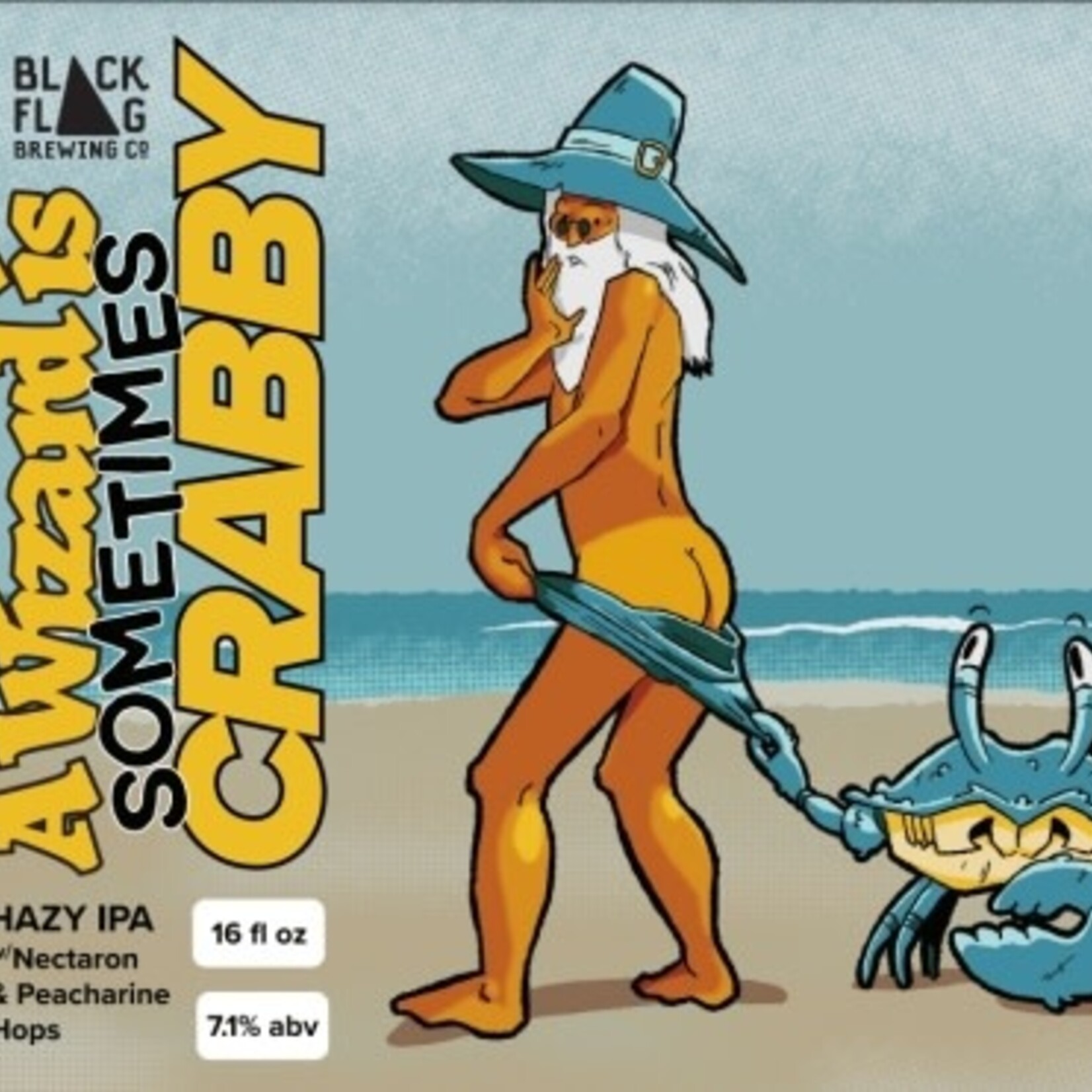 Black Flag a Wizard Is Sometimes Crabby 4pk CN