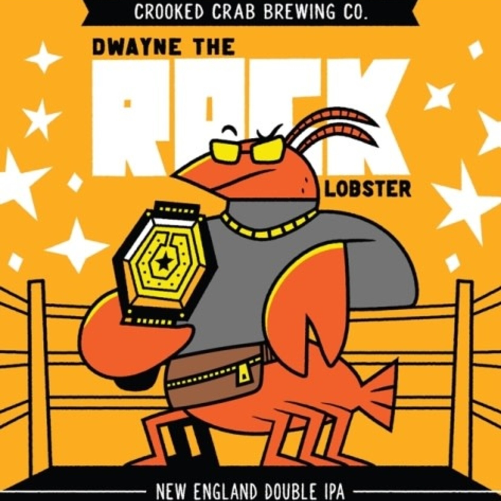 Crooked Crab Dwayne The Rock Lobster 4pk CN
