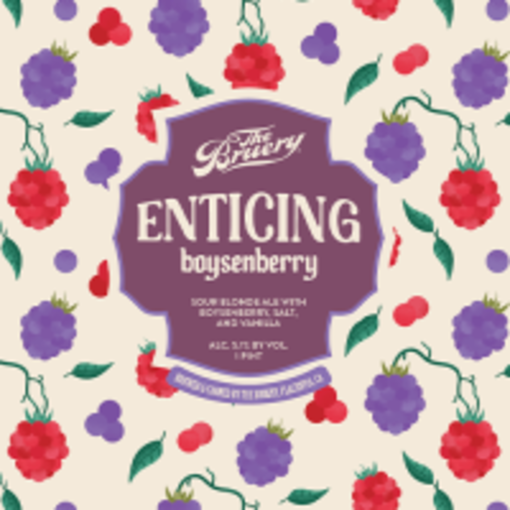 The Bruery Enticing Boysenberry 16oz CN