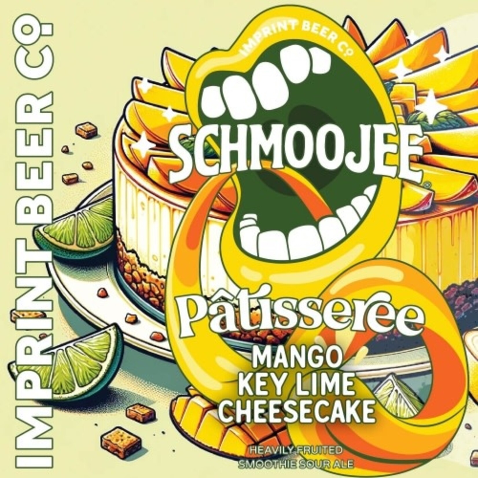 Imprint Schmoojee Patisseree Mango Key Lime Cheesecake 4pk CN