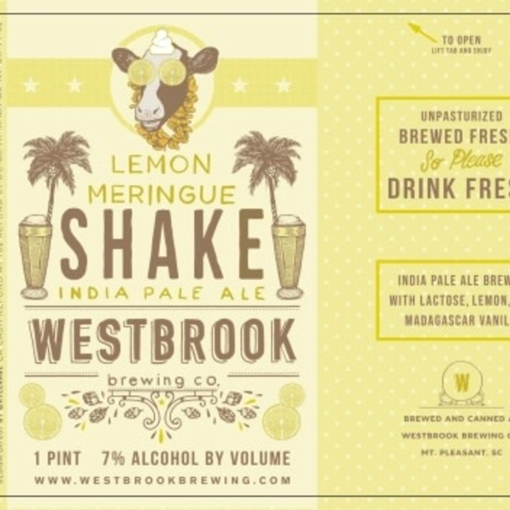 Westbrook Lemon Meringue Shake 4pk CN
