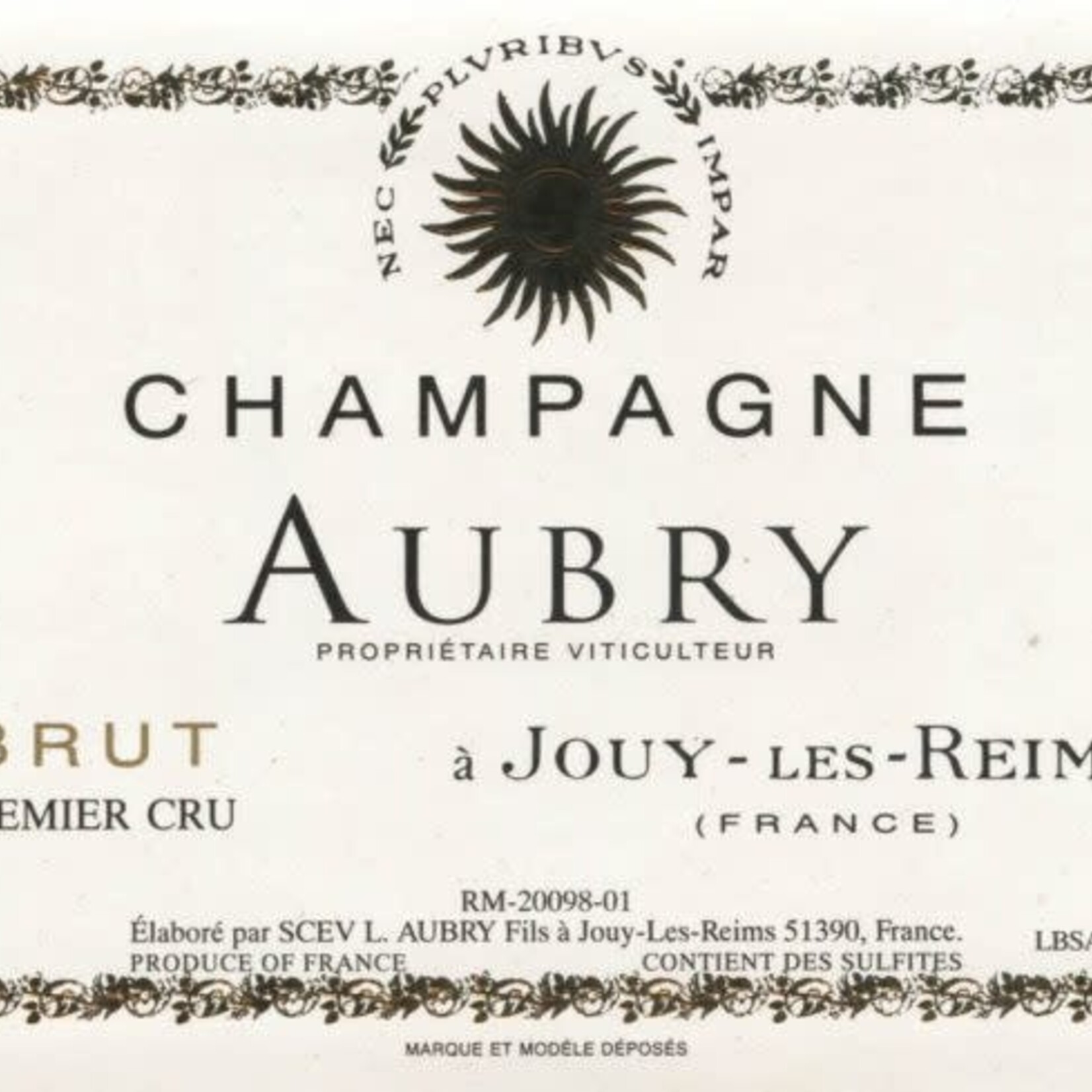L. Aubry Fils, Champagne 1er Cru Brut (NV)