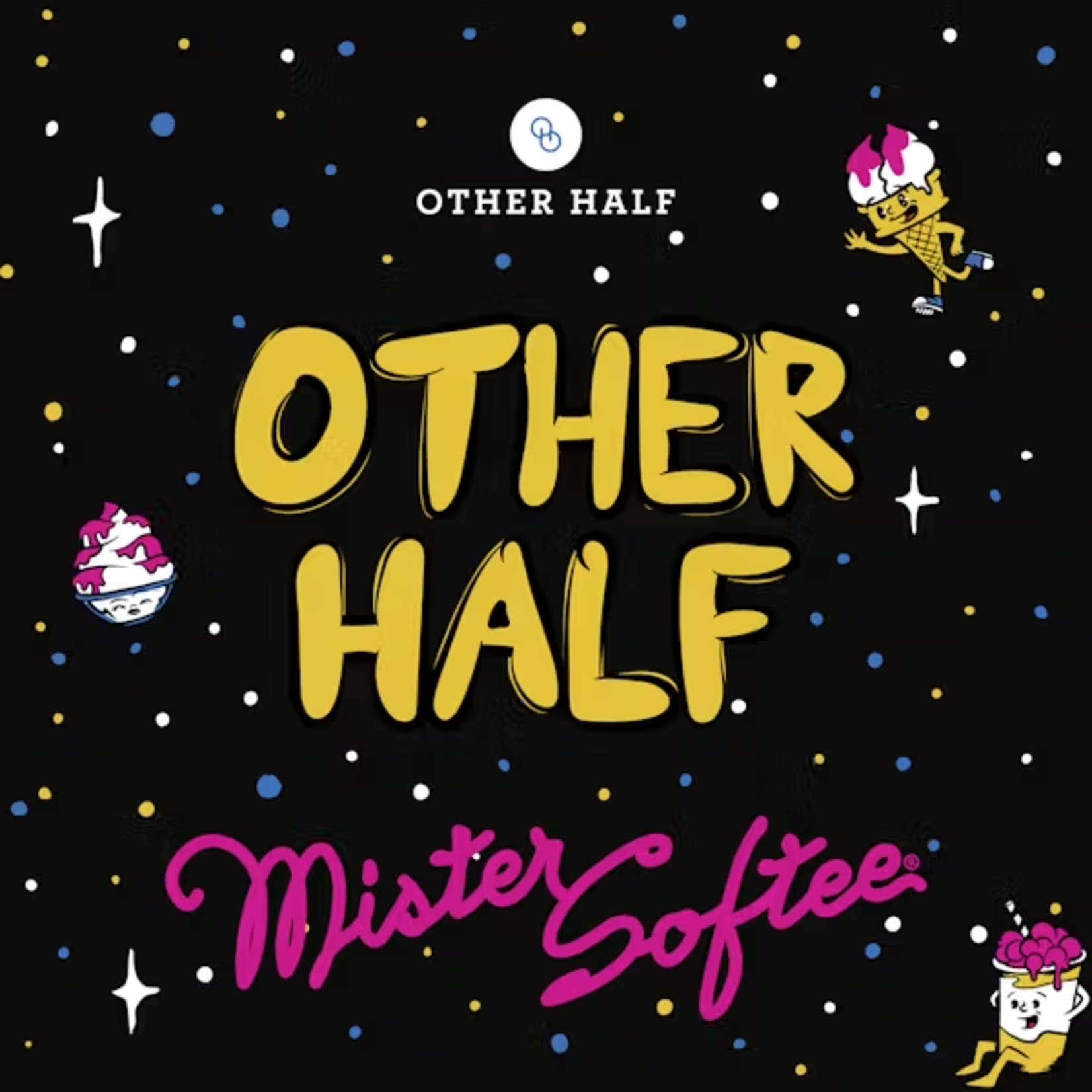 Other Half Mister Softee Space Twist 4pk CN