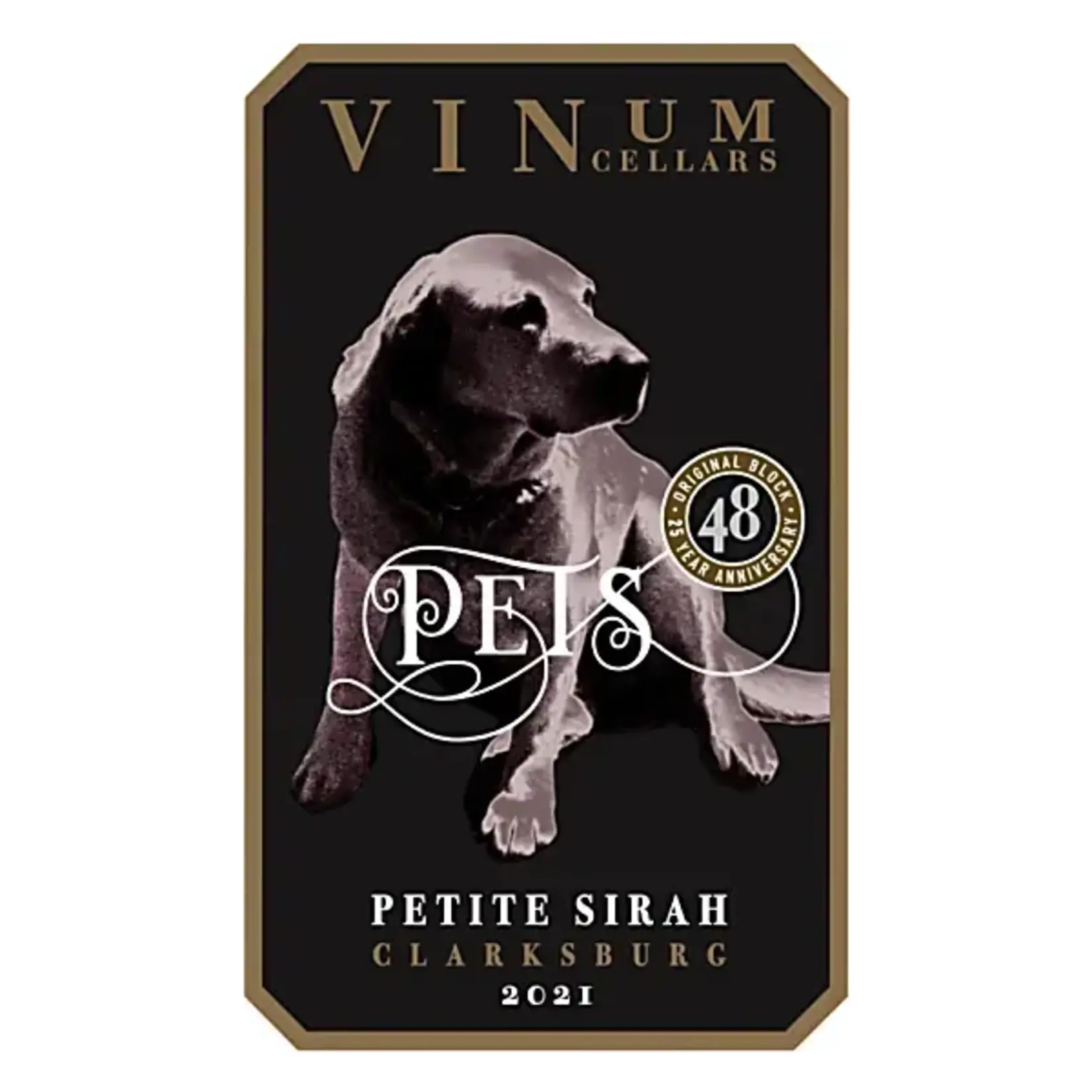 Vinum Cellars, PETS Petite Sirah Clarksburg (2021) 750mL