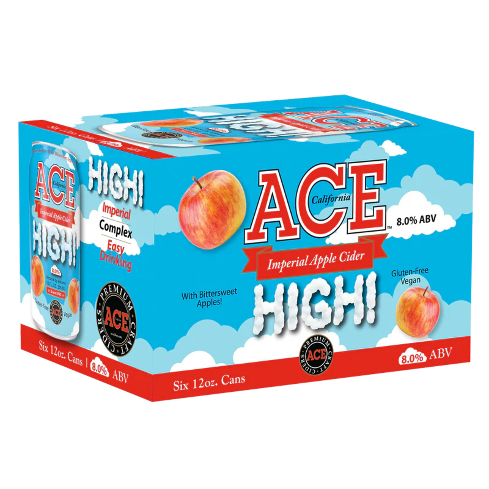 Ace High Imperial Apple Cider 6pk CN