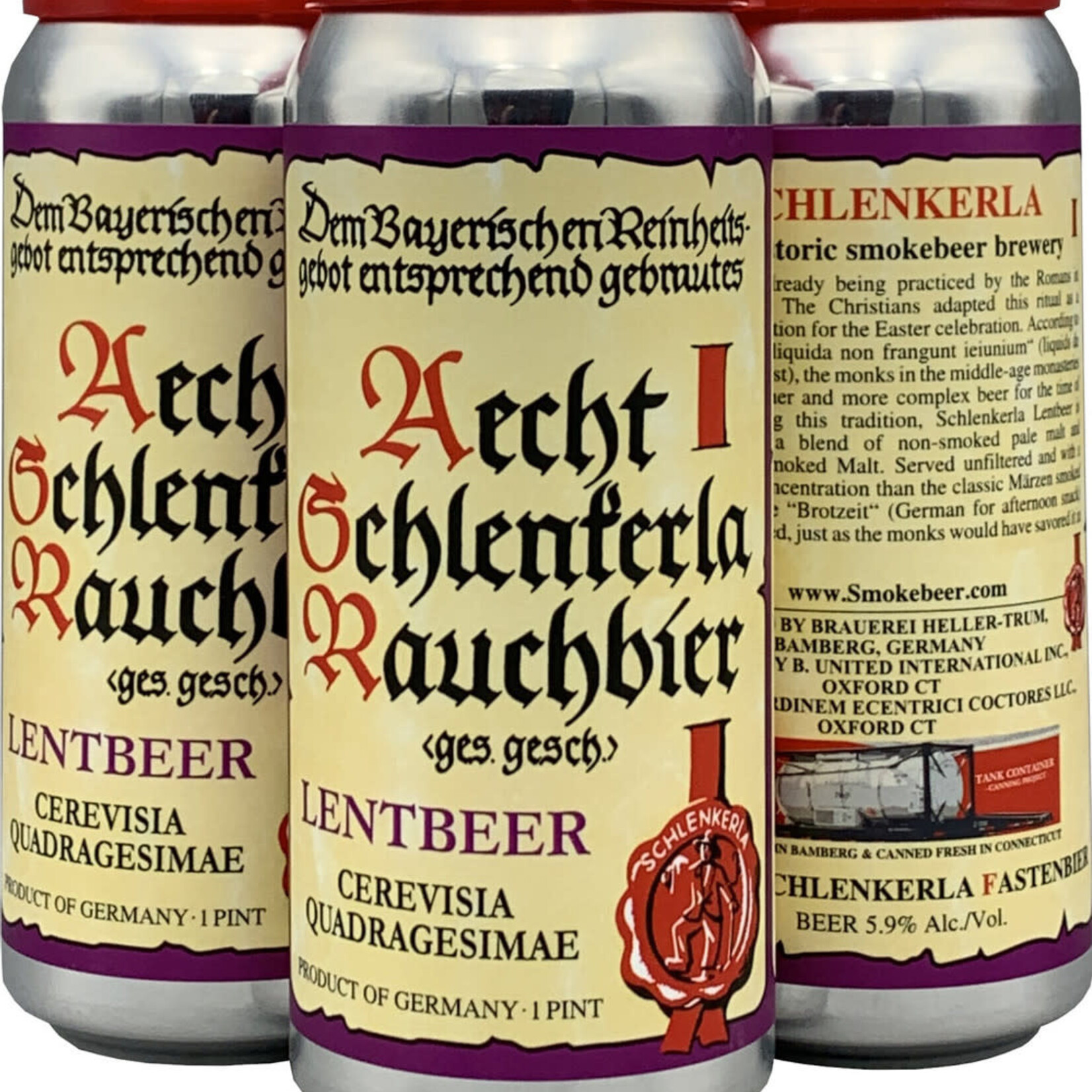 Aecht Schlenkerla Rauchbier Lentbeer 4pk CN