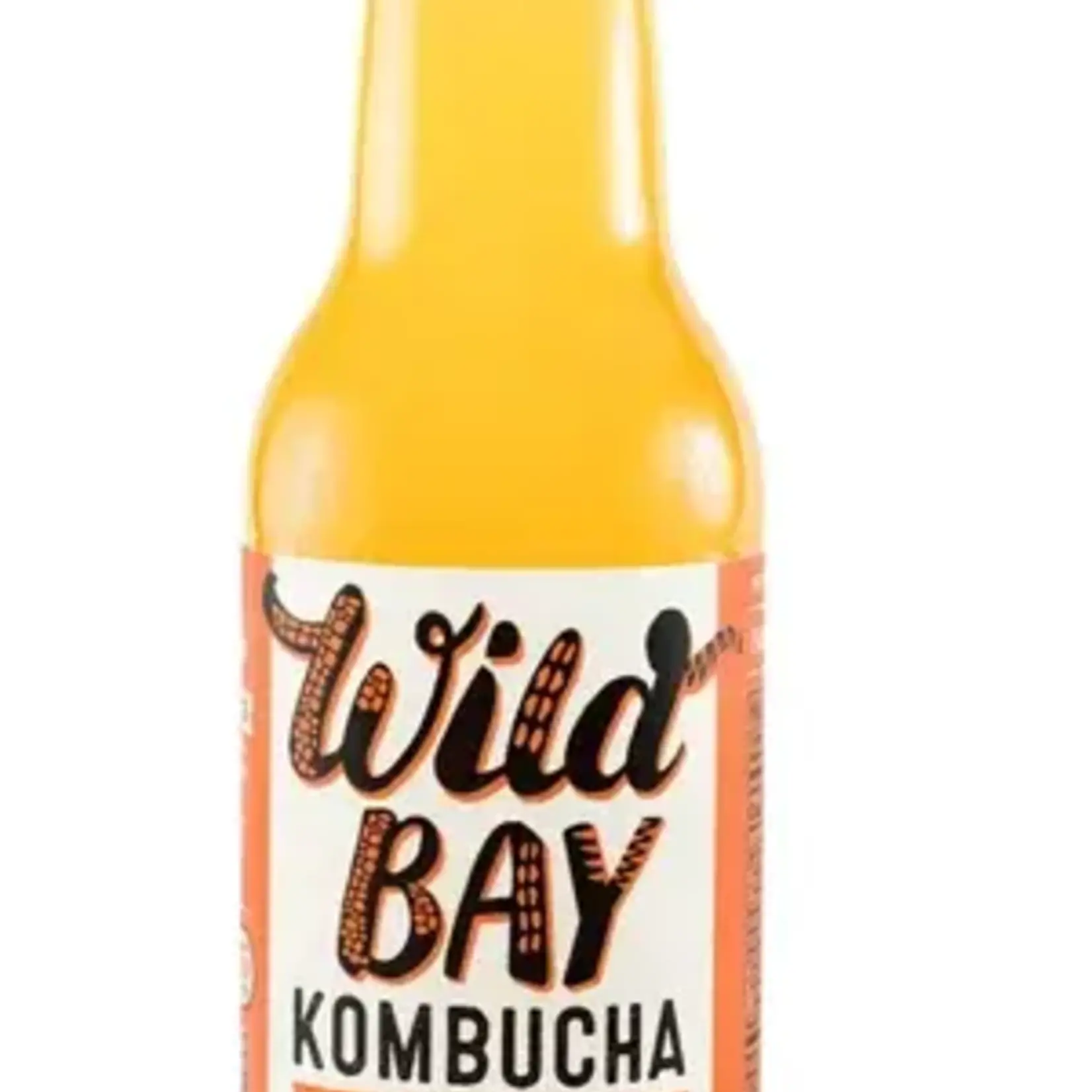 Wild Bay Mango Peach Kombucha 12oz
