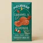Meurisse Caramel & Almonds Dark Chocolate Bar 3.52oz