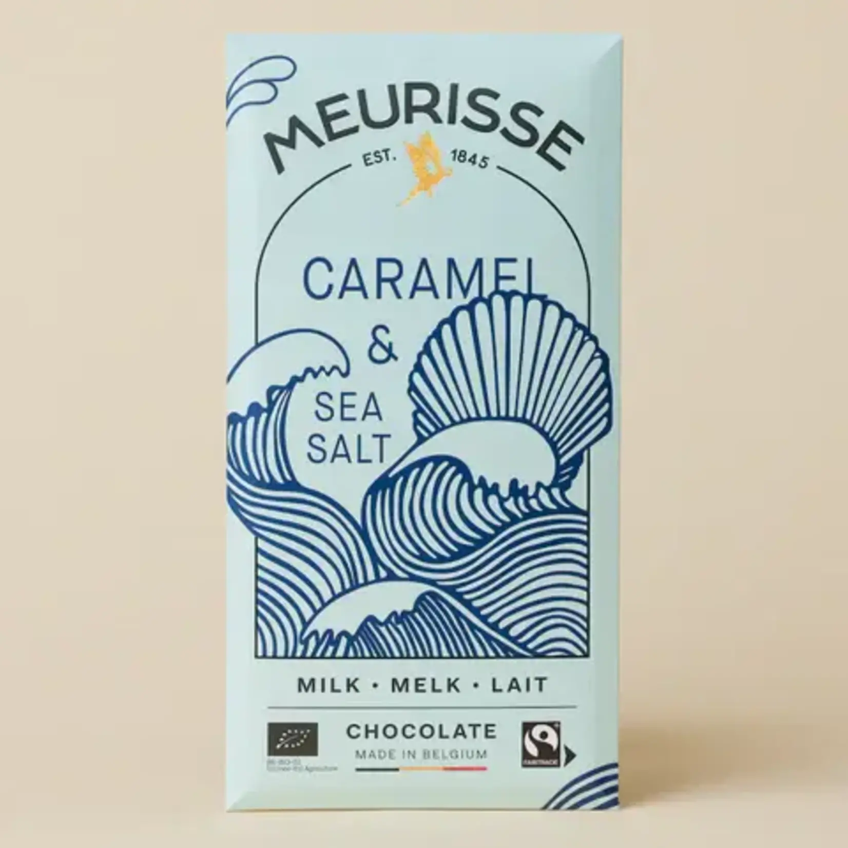 Meurisse Caramel & Sea Salt Milk Chocolate Bar 3.52oz