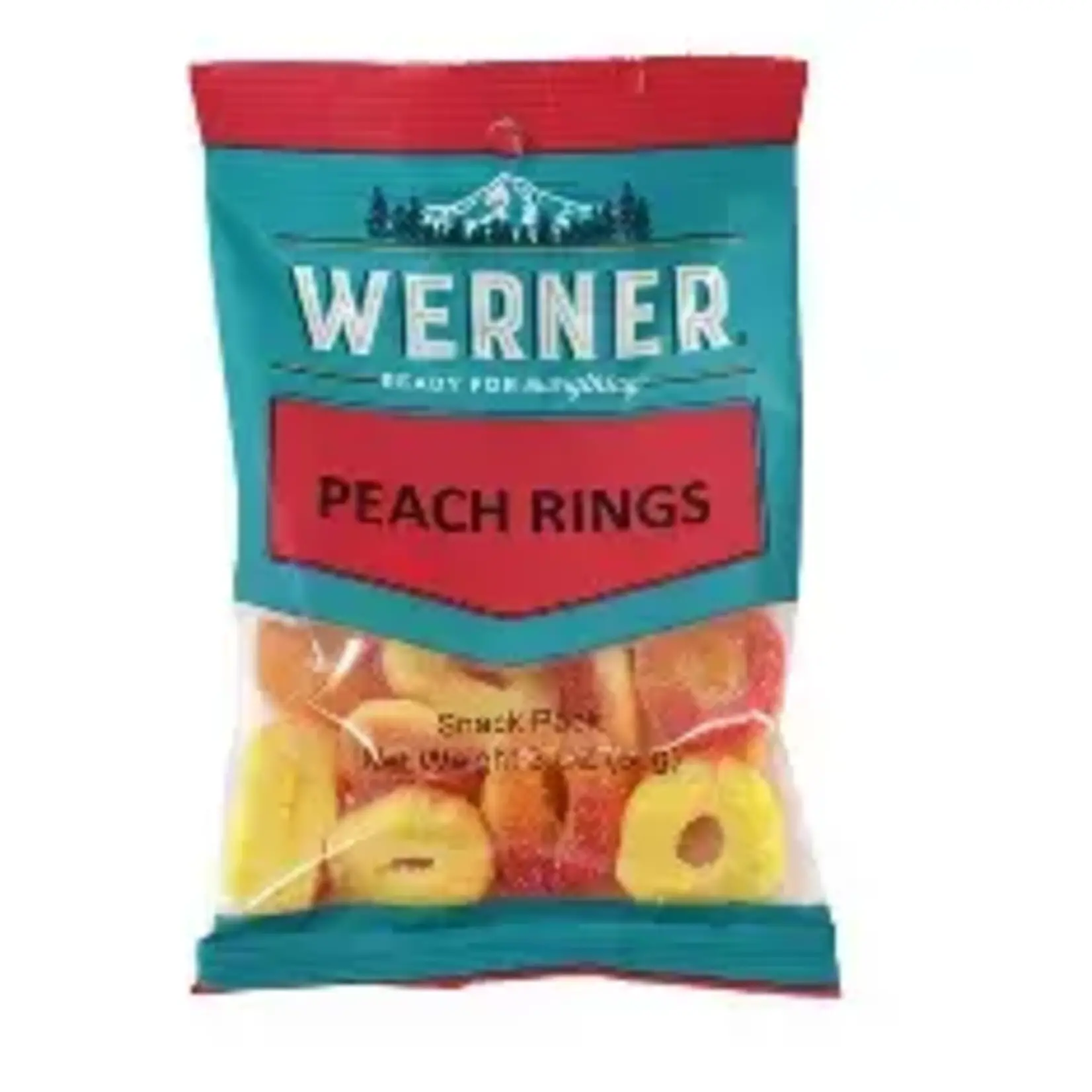Werner Peach Rings 7oz