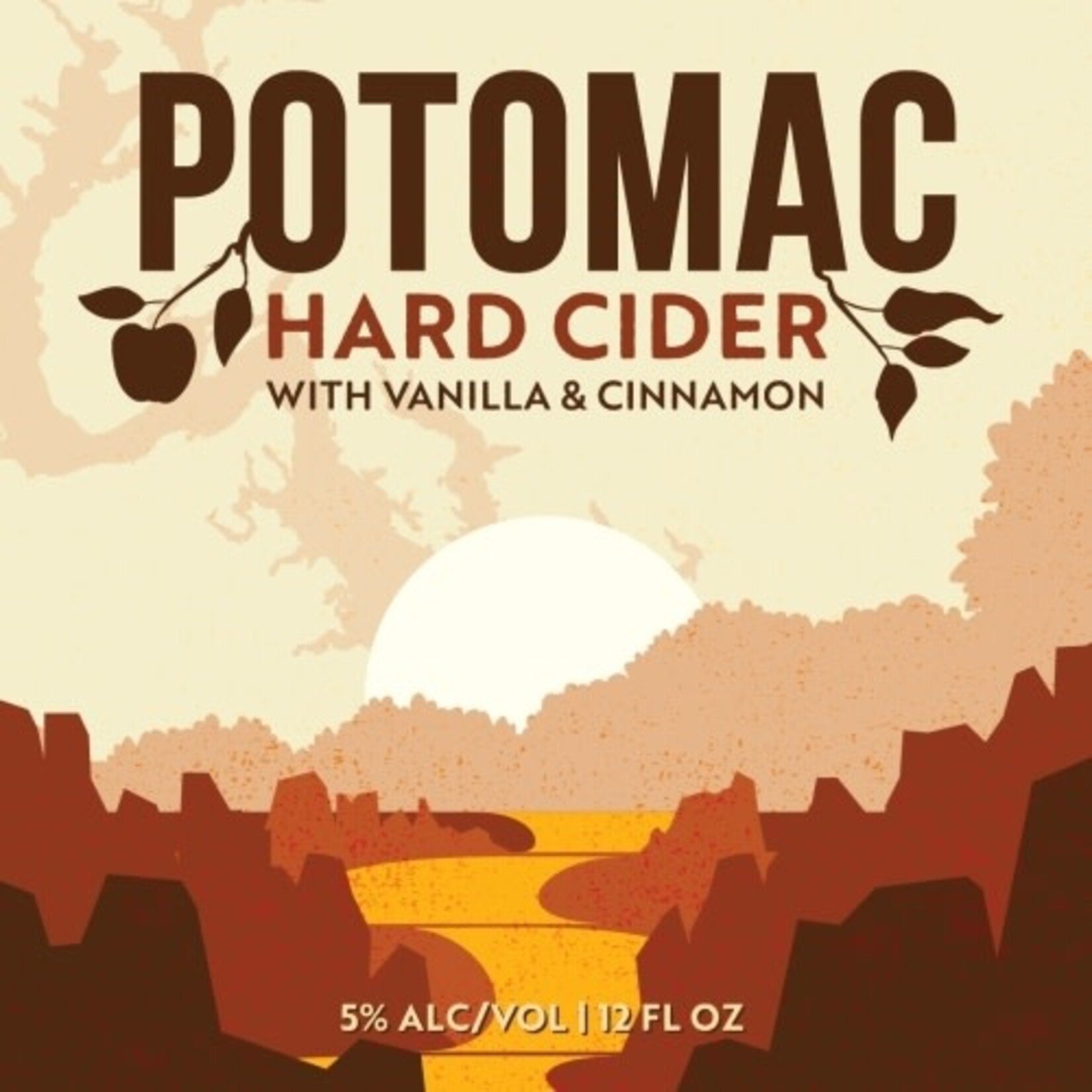 Potomac Hard Cider Vanilla Cinnamon 4pk CN