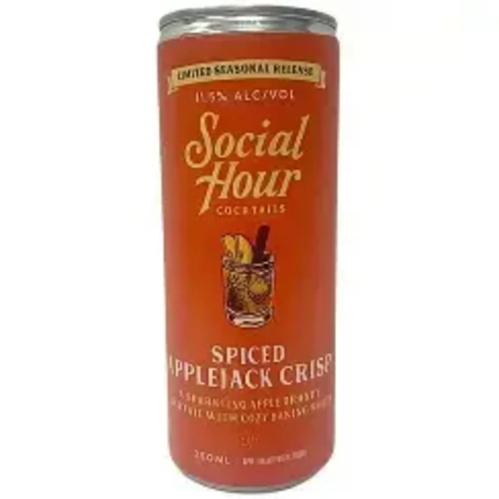 Social Hour Spiced Applejack 4pk CN
