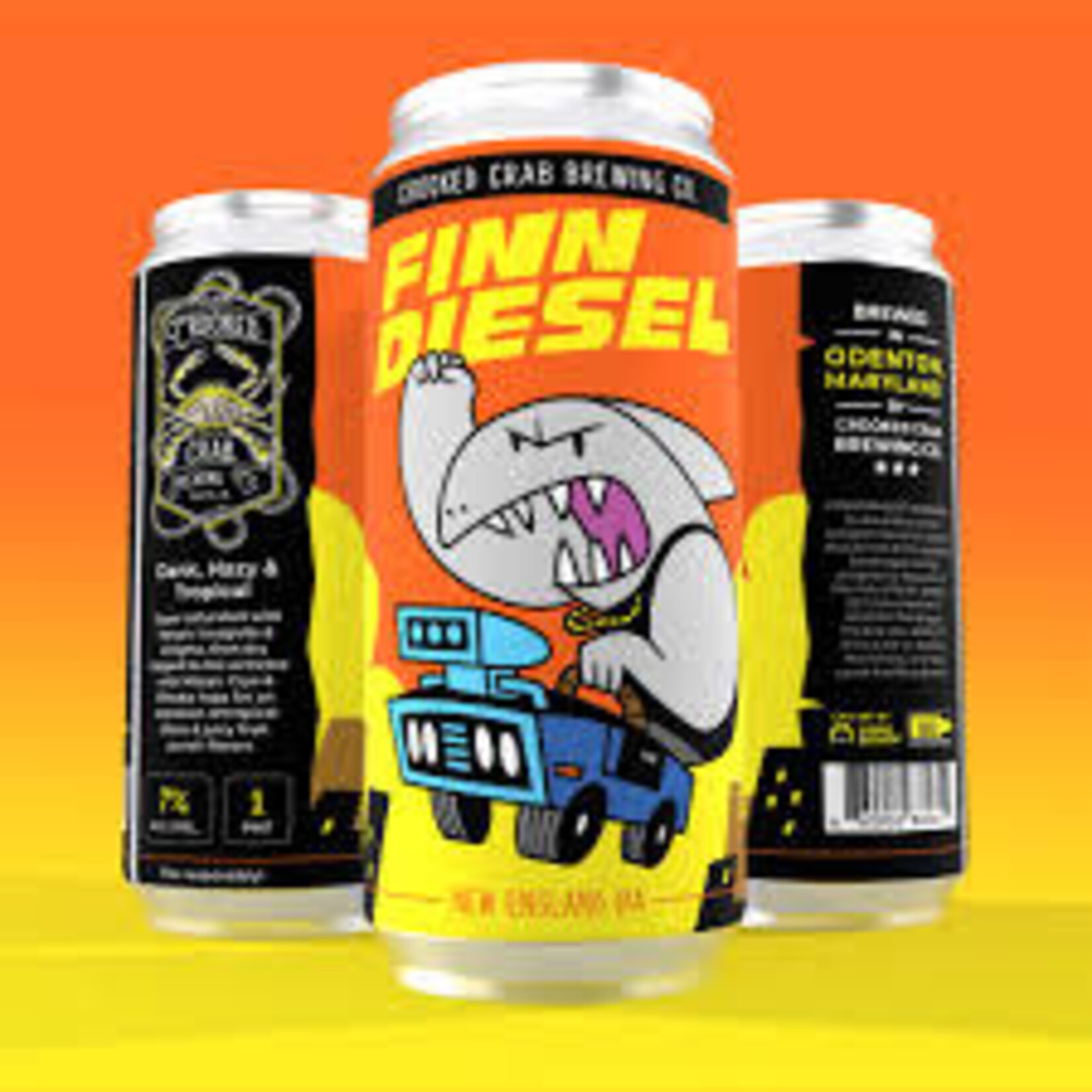 Crooked Crab Finn Diesel 4pk CN