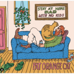 Fat Orange Cat Stay At Home Dad 4pk CN
