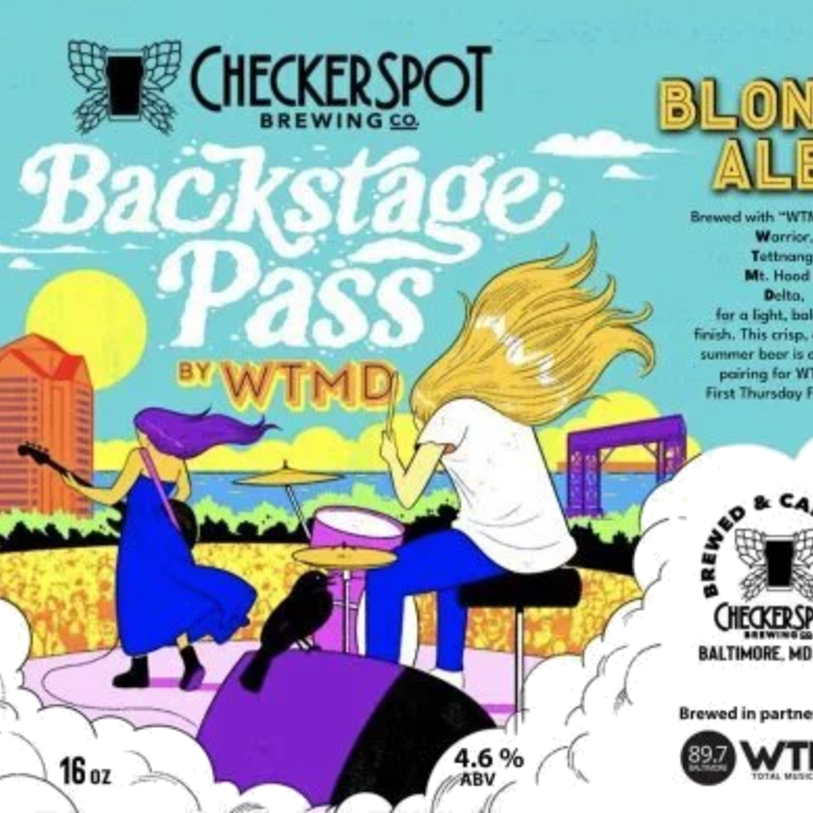 Checkerspot Backstage Pass 16oz CN