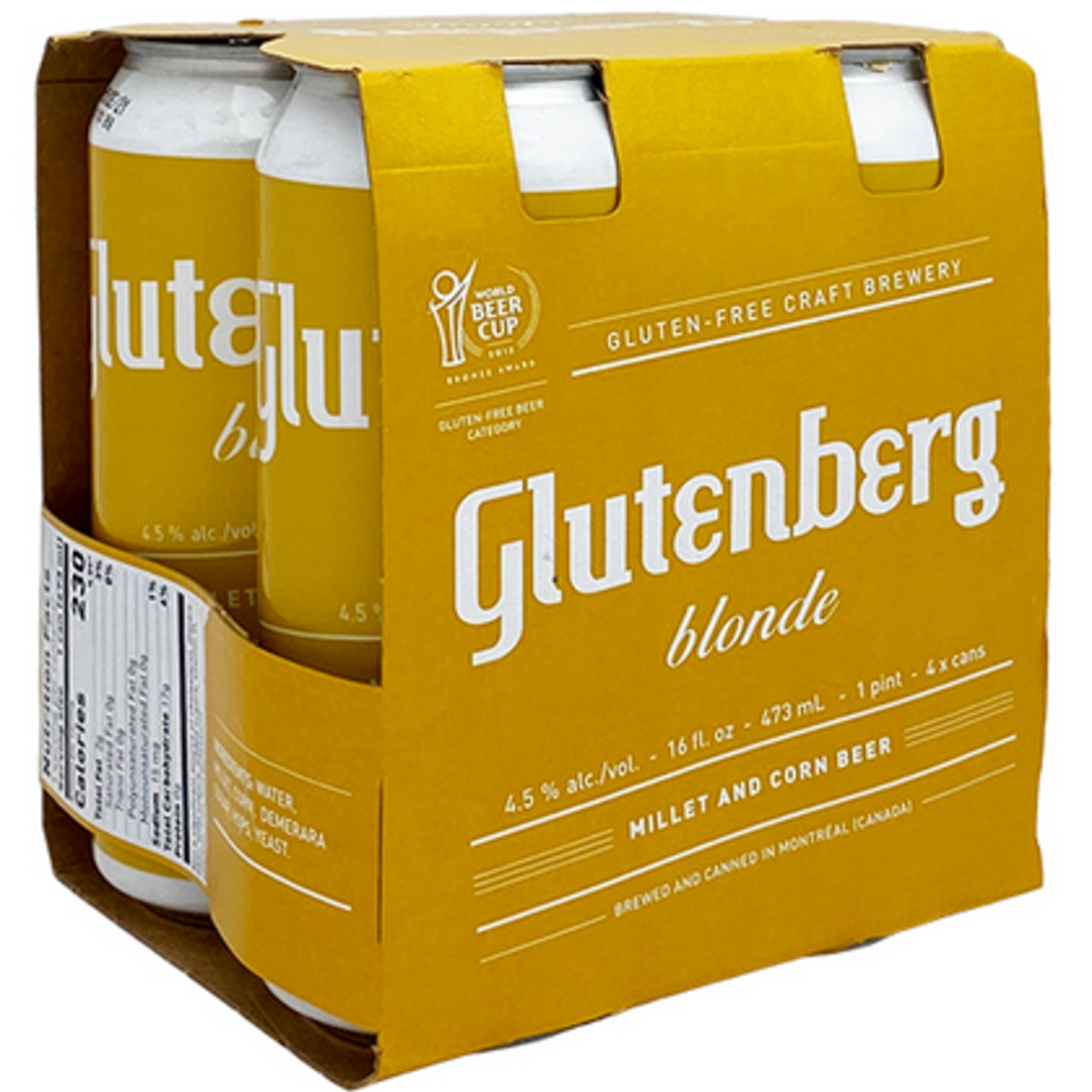 Glutenberg Blonde Gluten-Free 4pk CN