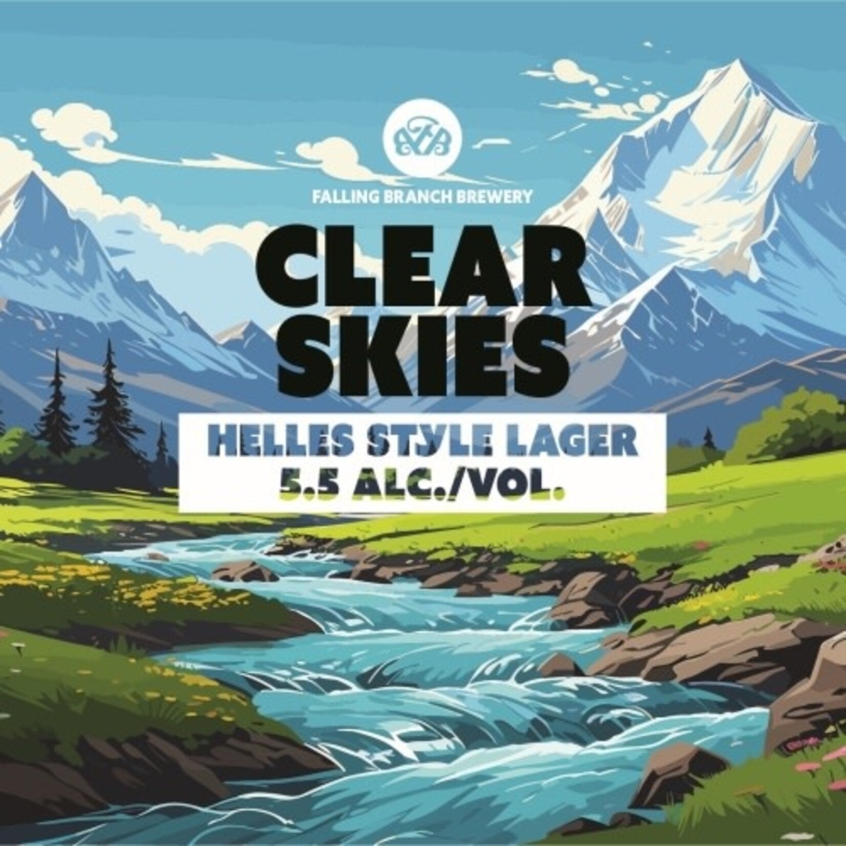 Falling Branch Clear Skies 6pk CN