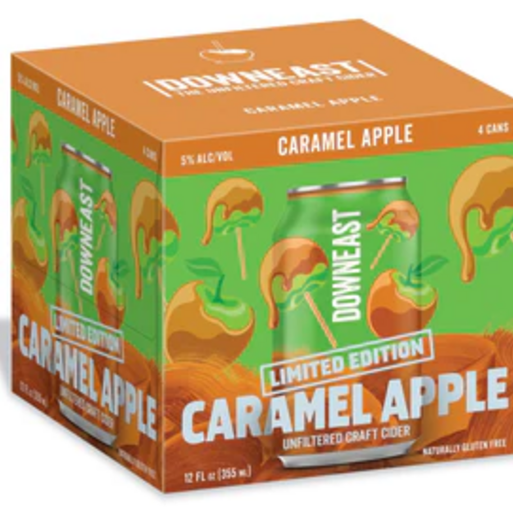 Downeast Caramel Apple 4pk CN
