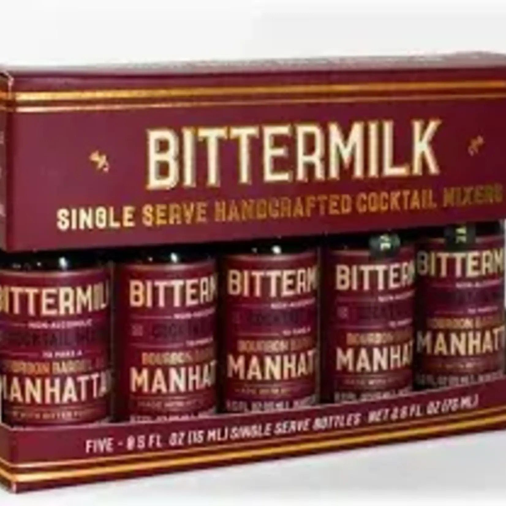 Bittermilk Bittermilk 5 Pack - Single Serve Bourbon Barrel Aged Manhattan