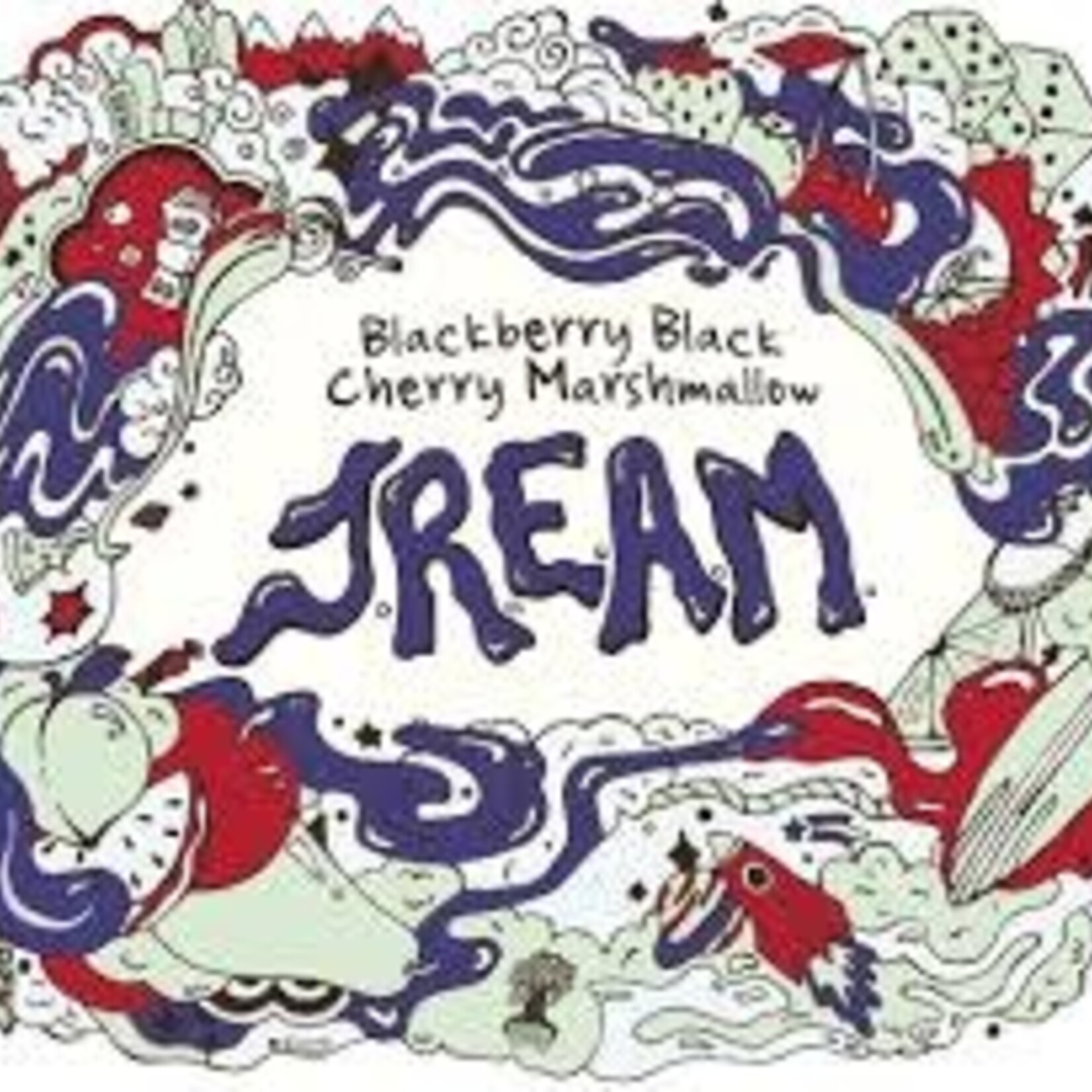 Burley Oak JREAM Blackberry Black Cherry Marshmallow 4pk CN