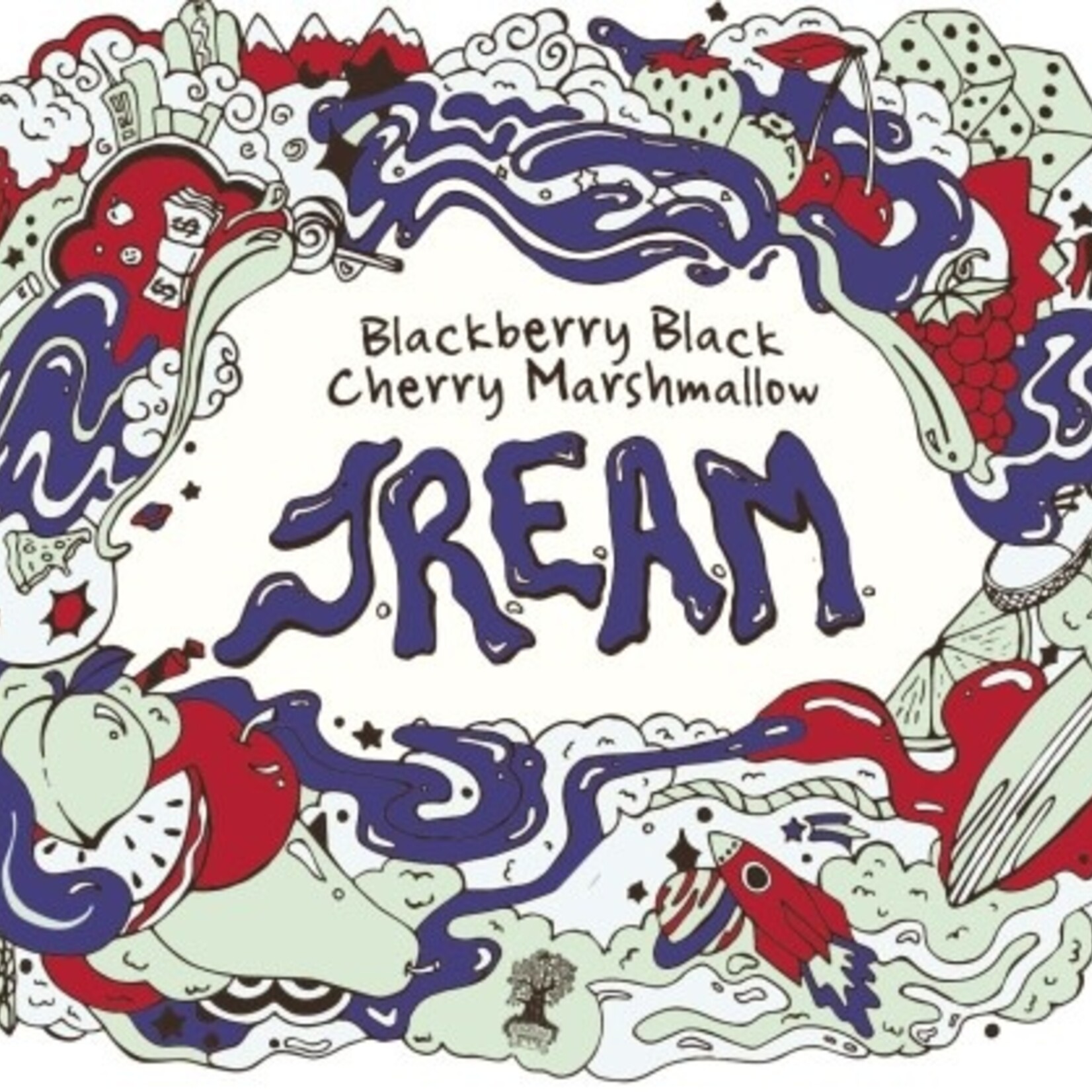 Burley Oak JREAM Blackberry Black Cherry Marshmallow 16oz CN