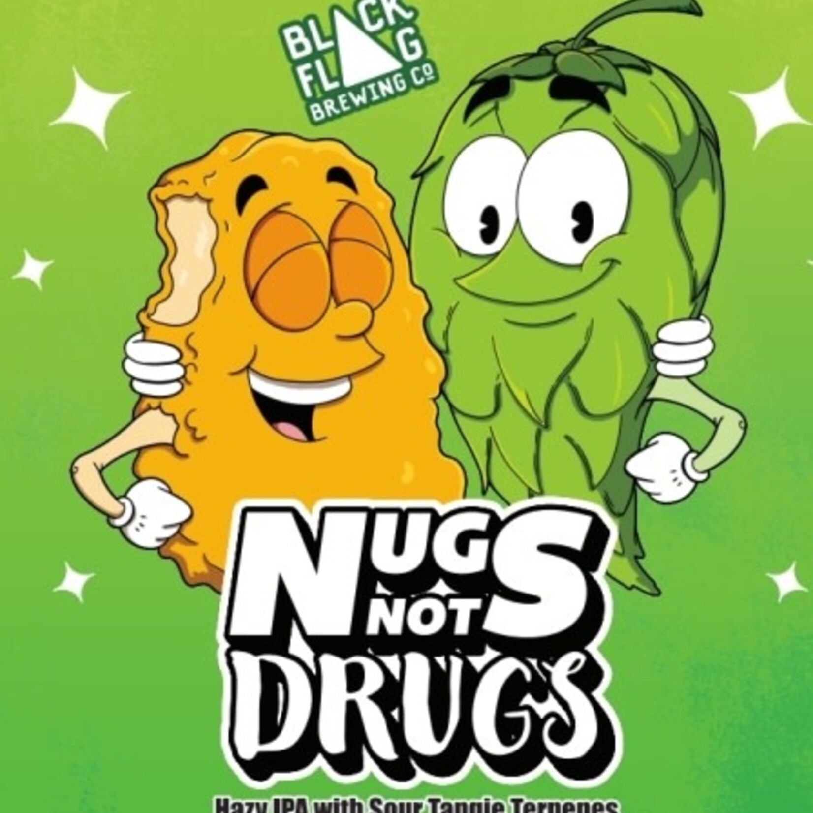 Black Flag Nugs Not Drugs 16oz CN