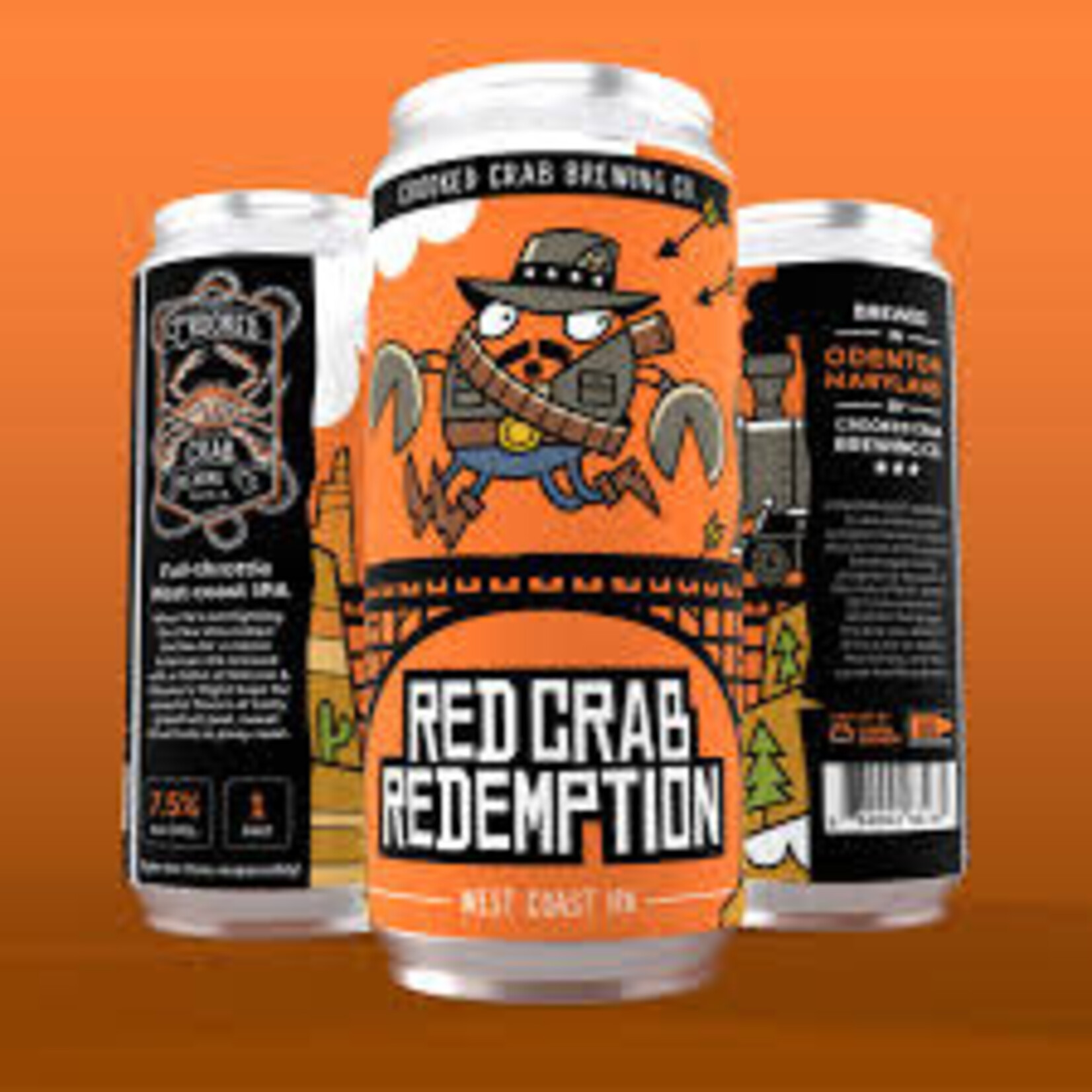 Crooked Crab Red Crab Redemption 4pk CN