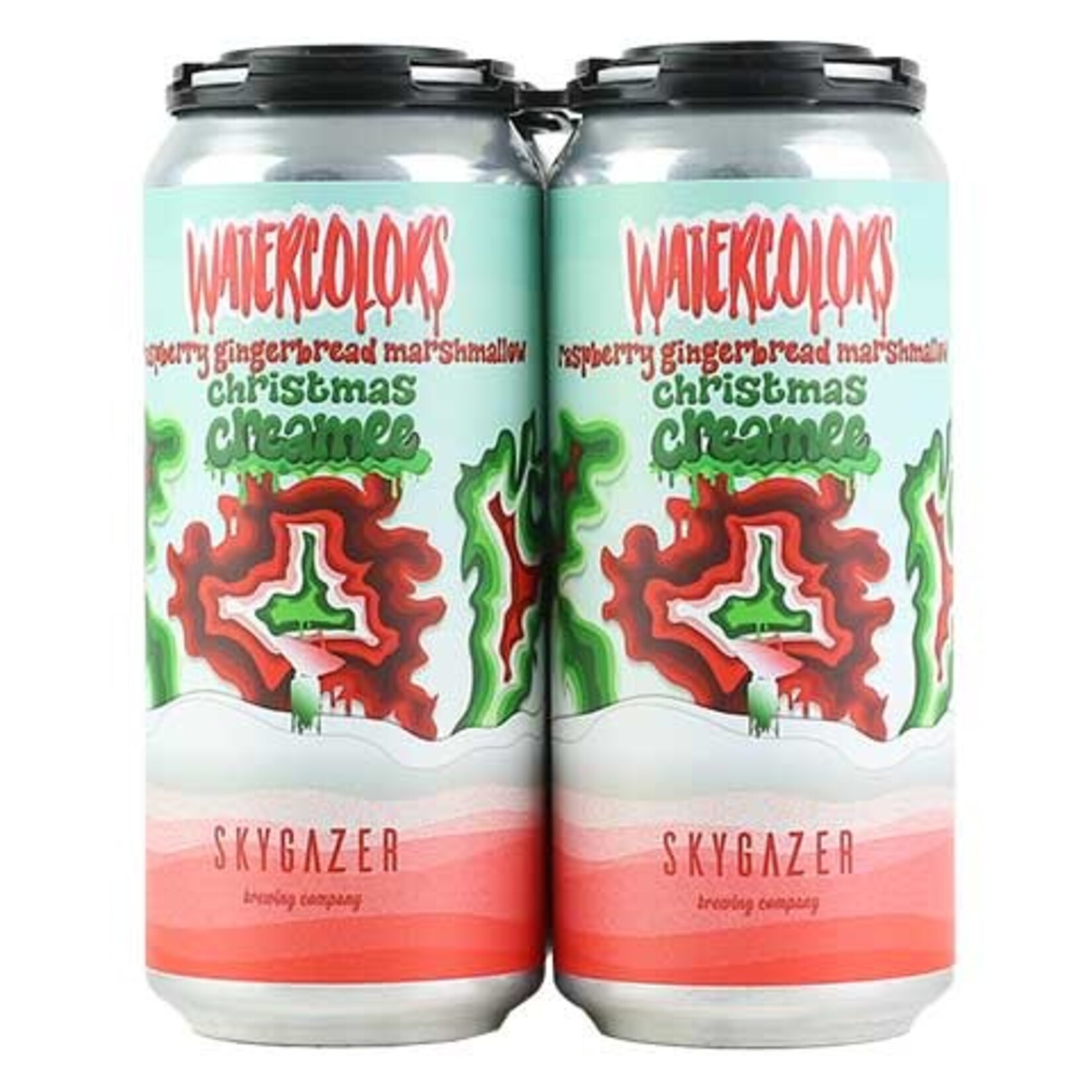Skygazer Watercolors Christmas Creamee 4pk CN