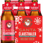 Clausthaler Santa Non-Alcoholic Holiday Brew 6pk
