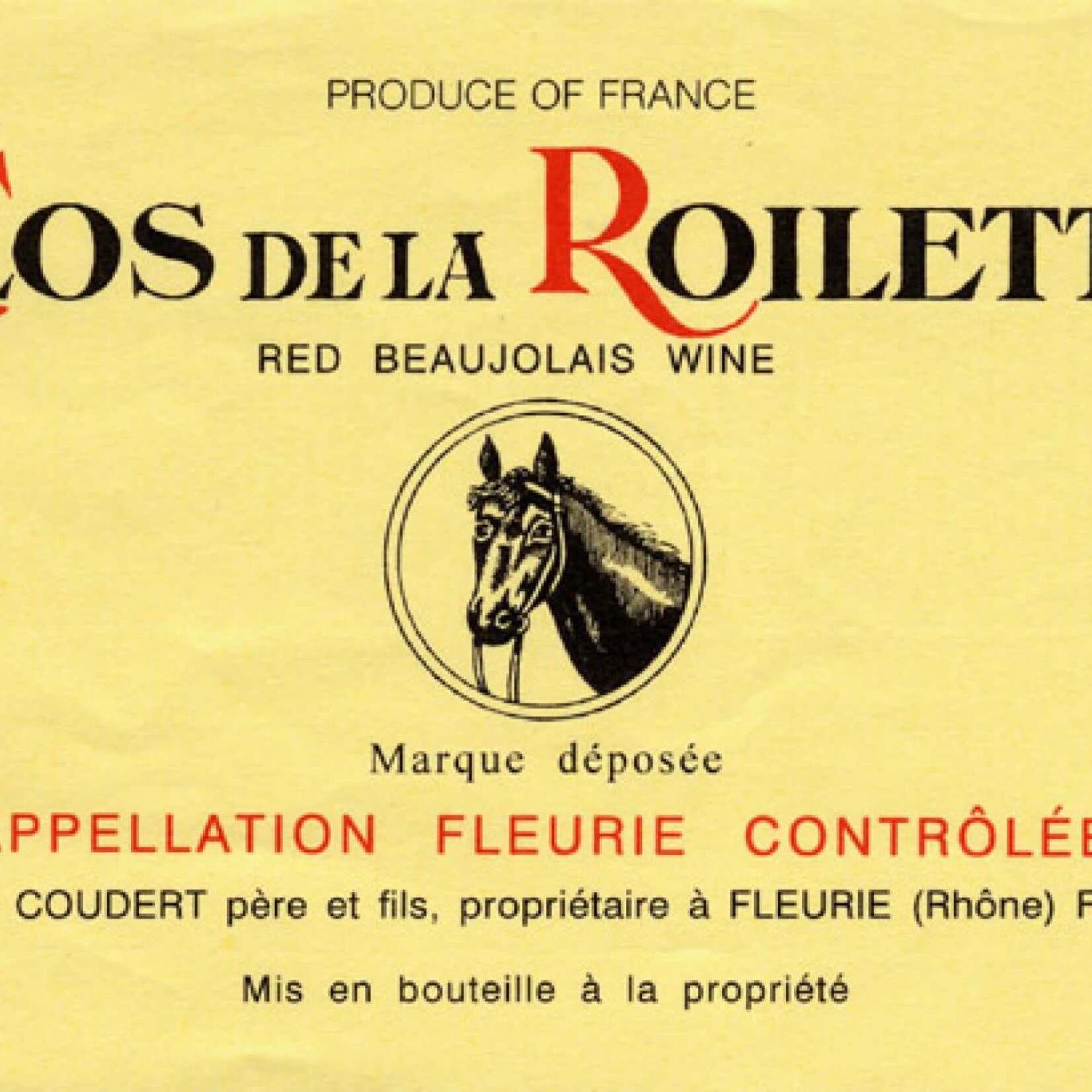 Clos de la Roilette Fleurie (2023) 750mL