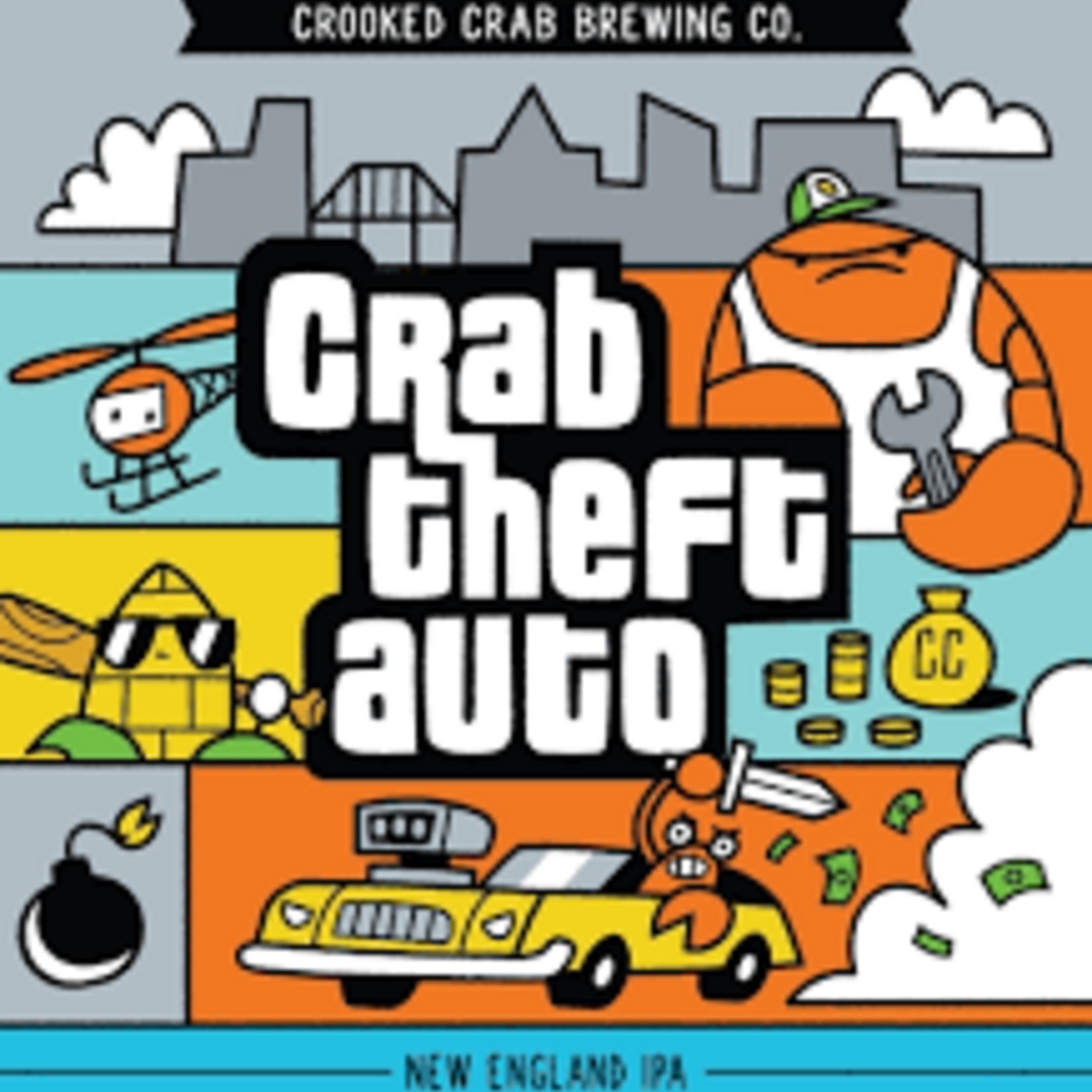 Crooked Crab Crab Theft Auto 4pk CN