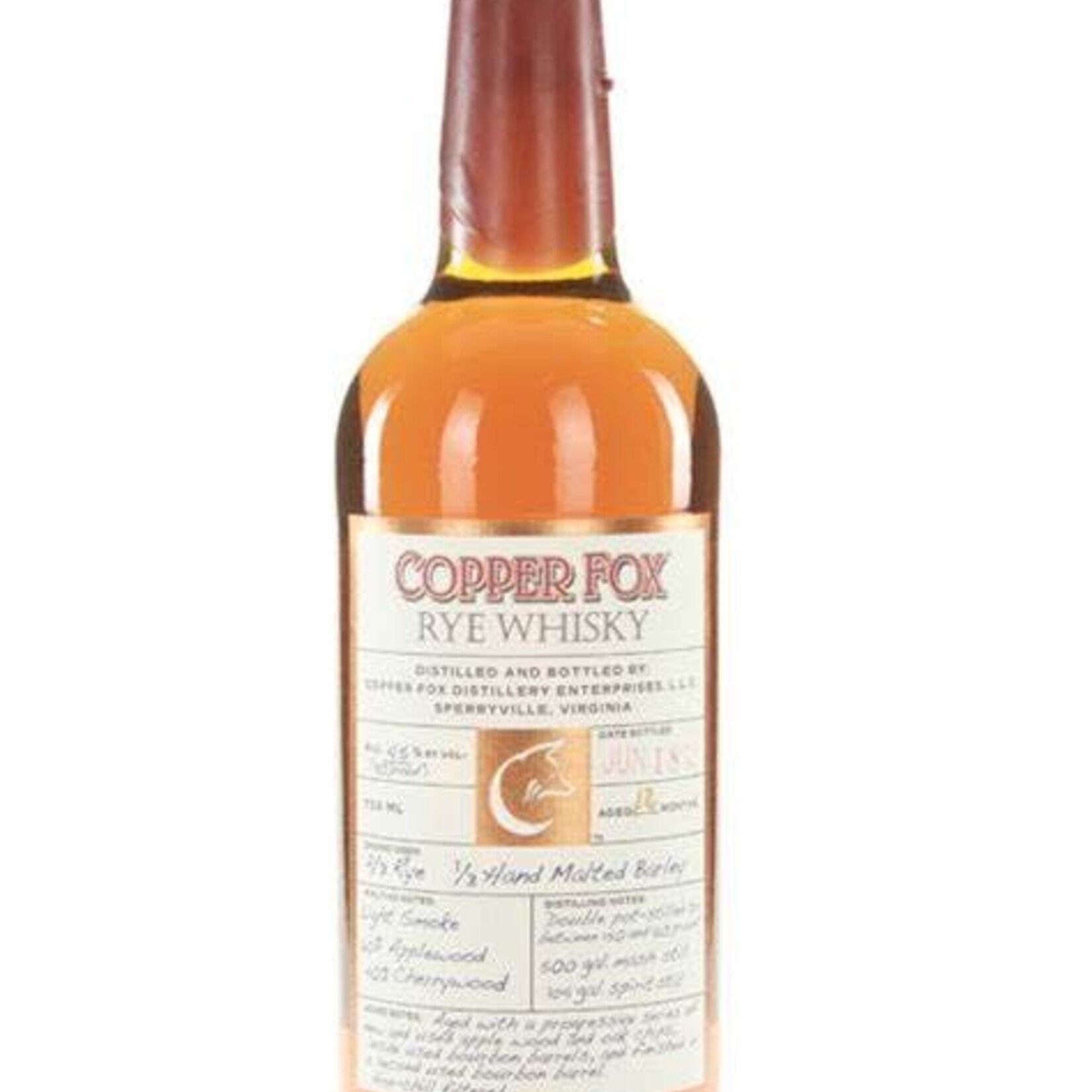 Copper Fox Rye 750ml