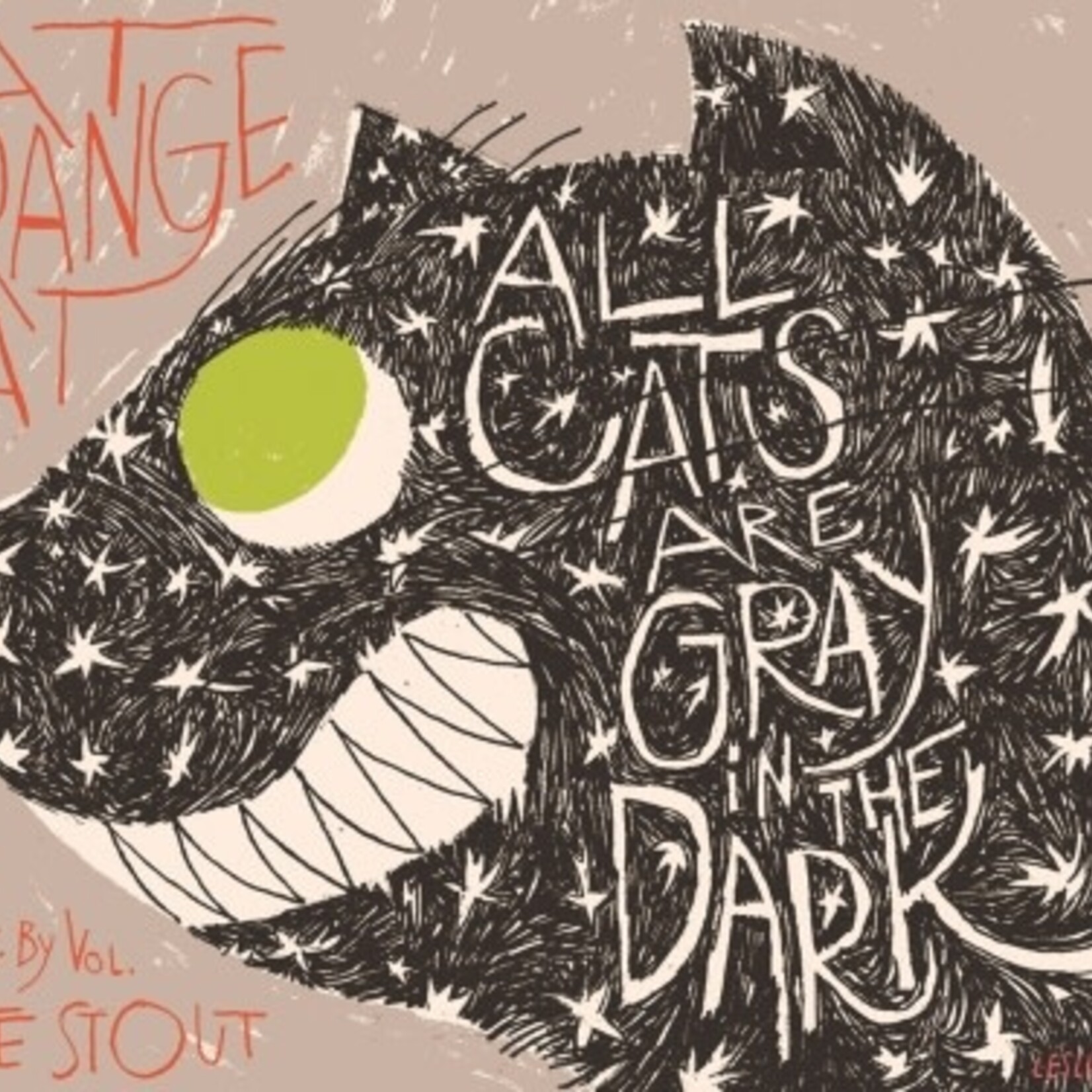 Fat Orange Cat All Cats Are Gray In The Dark 16oz CN