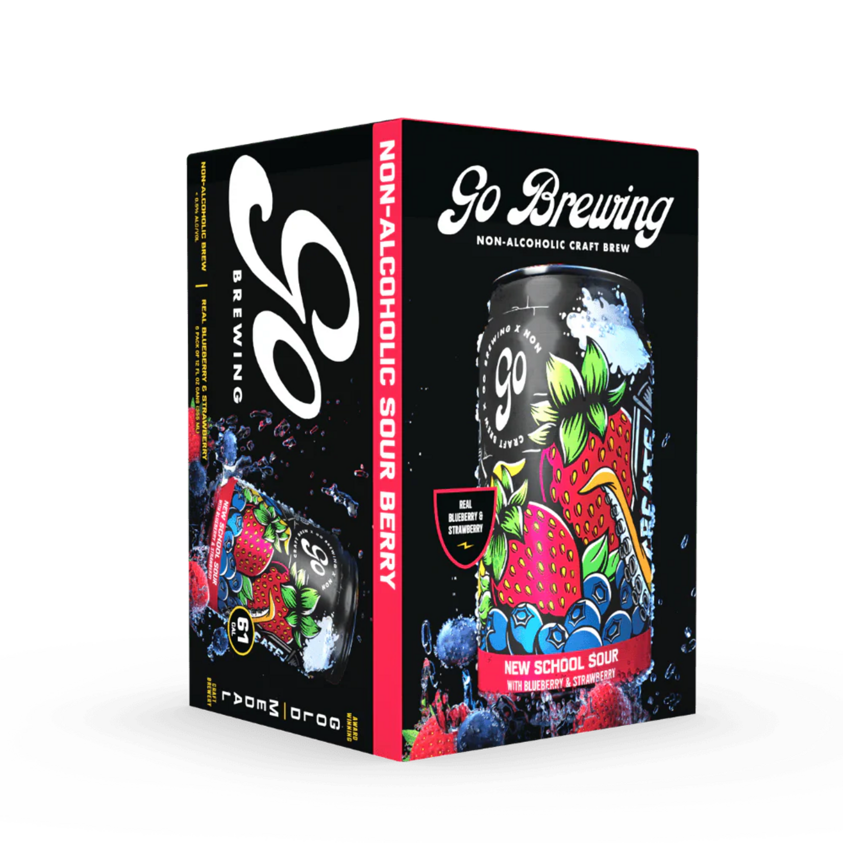Go Brewing N/A New School Sour Berry 6pk CN