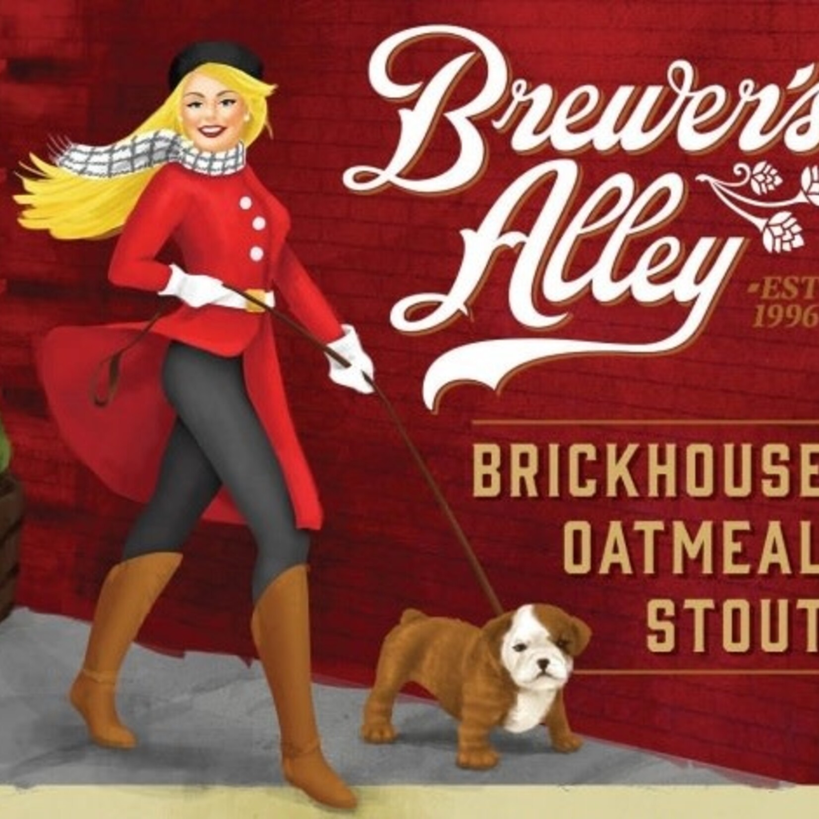 Brewer's Alley Brickhouse Oatmeal Stout 16oz CN
