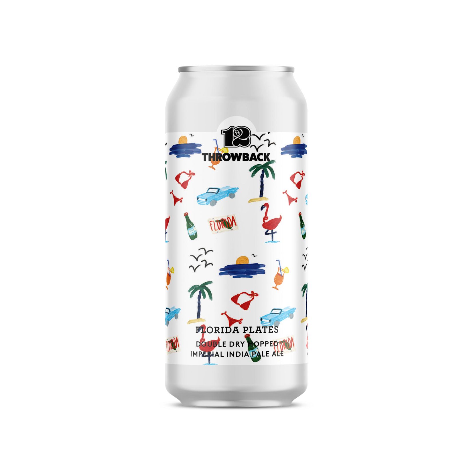 Other Half Florida Plates 4pk CN