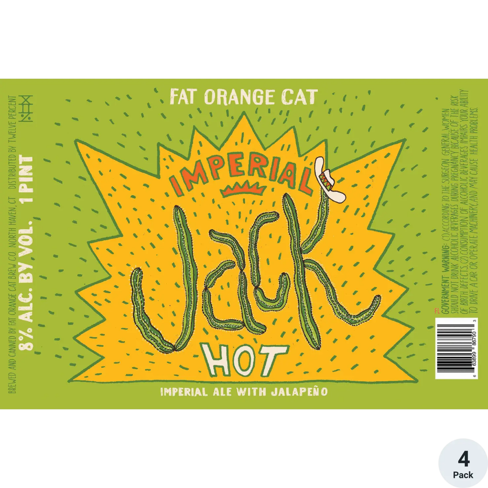 Fat Orange Cat Imperial Jack 16oz CN