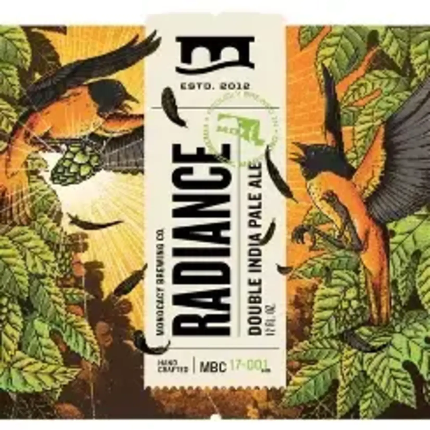 Monocacy Radiance 16oz 4pk CN