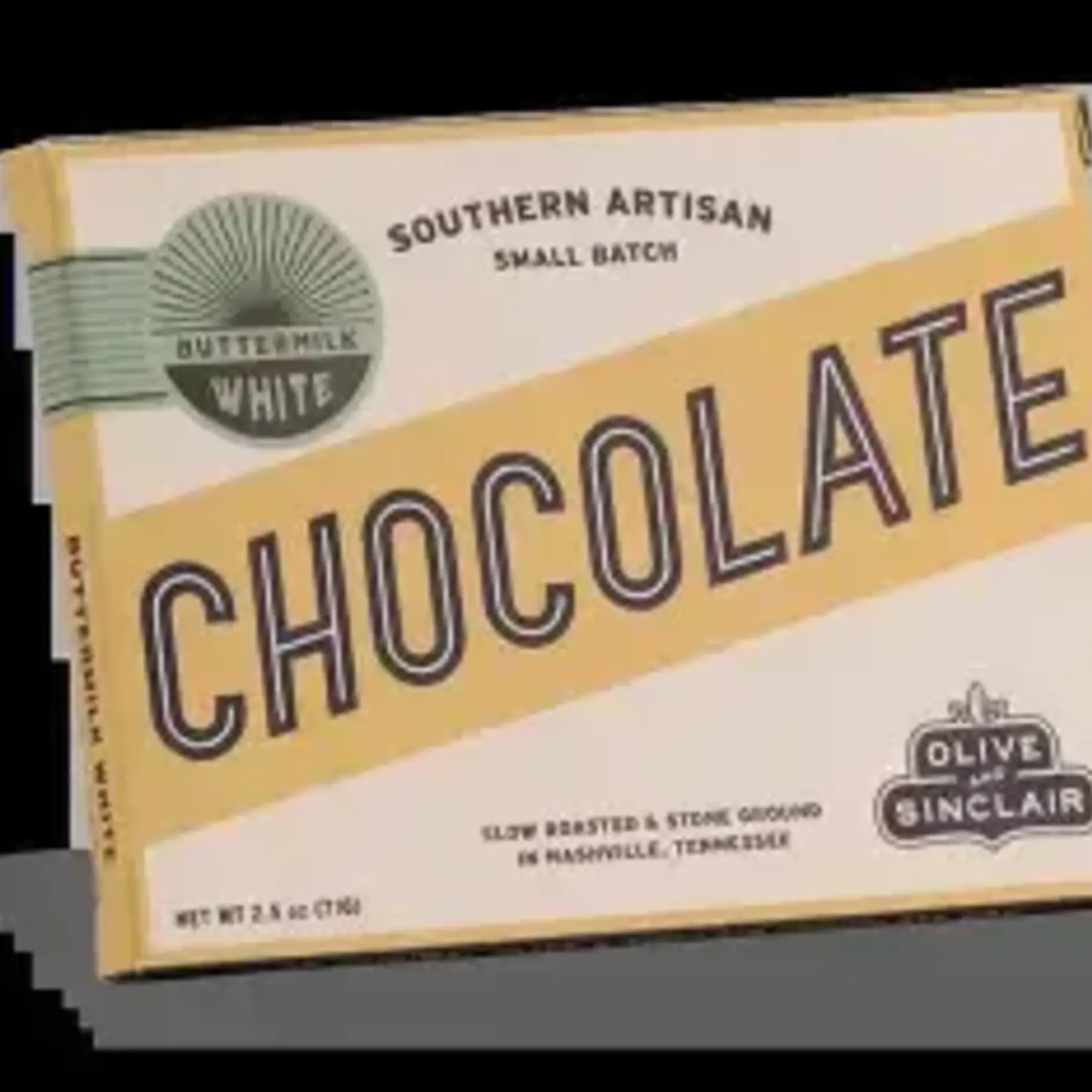 Olive and Sinclair Buttermilk White Chocolate  Bars