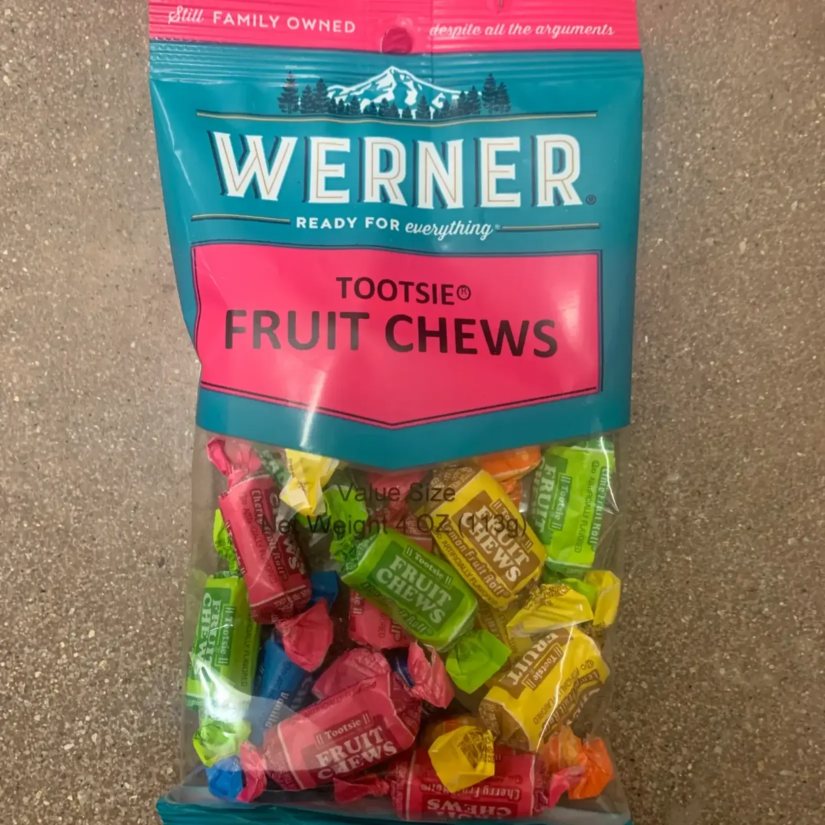 Werner Tootsie Fruit Chews 4 oz