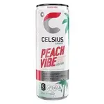 Celsius Peach Vibe Sparkling White Peach Edition 12oz CN