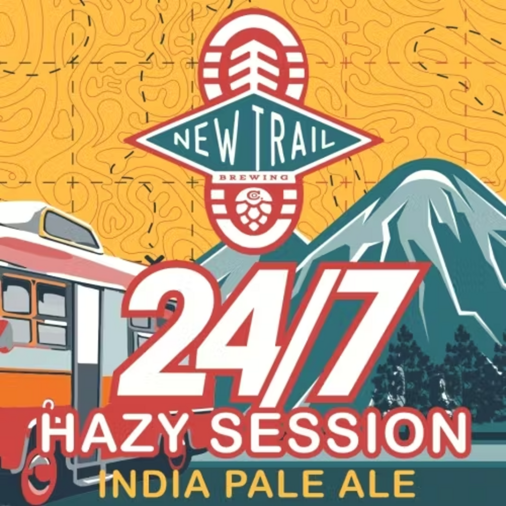 New Trail 24/7 Hazy Session 4pk CN