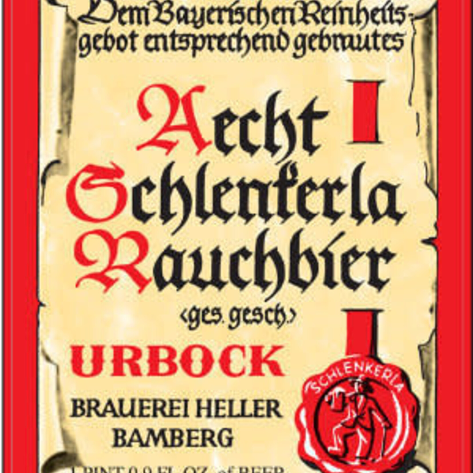 Aecht Schlenkerla Rauchbier Urbock 4pk CN