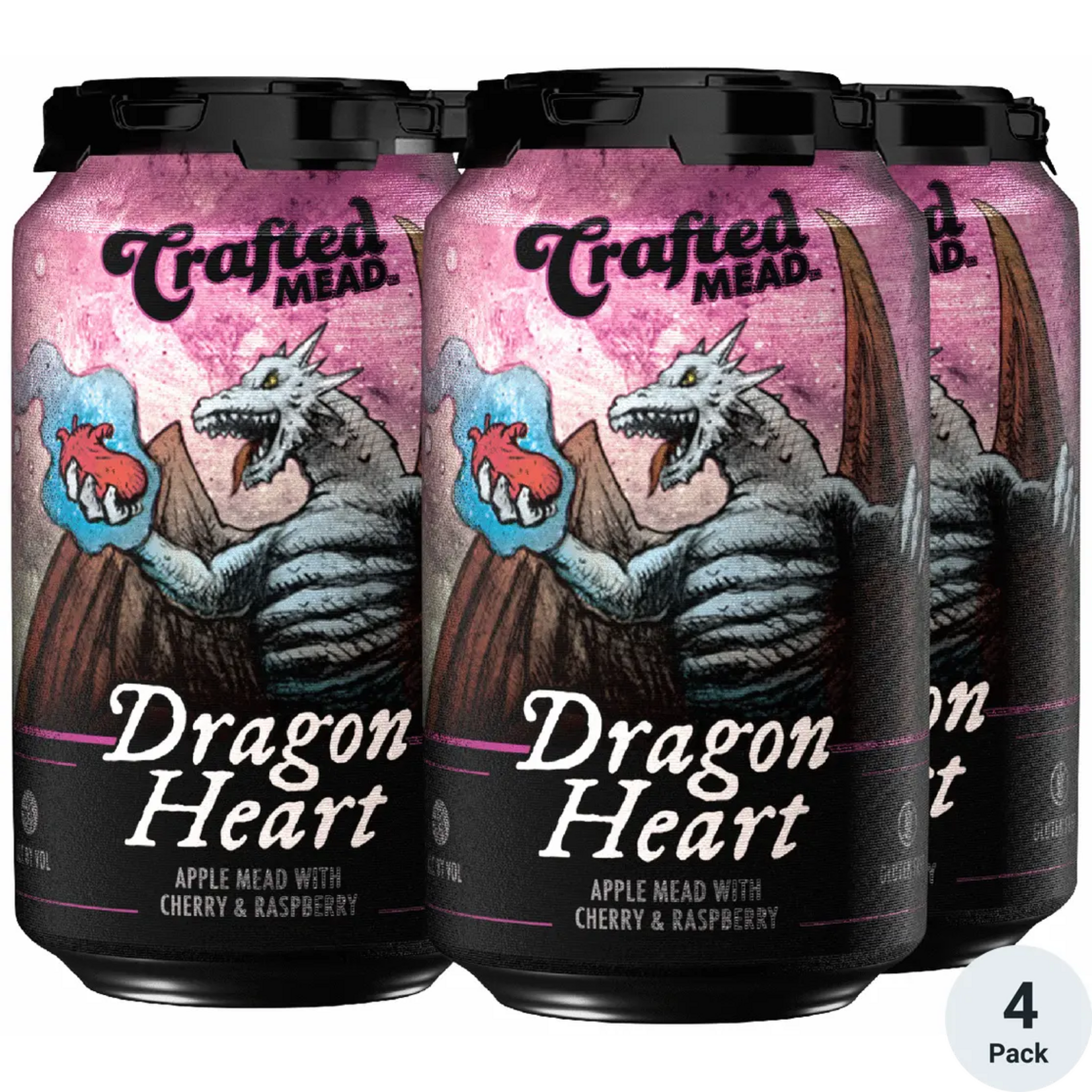 Crafted Mead Dragon Heart 4pk CN