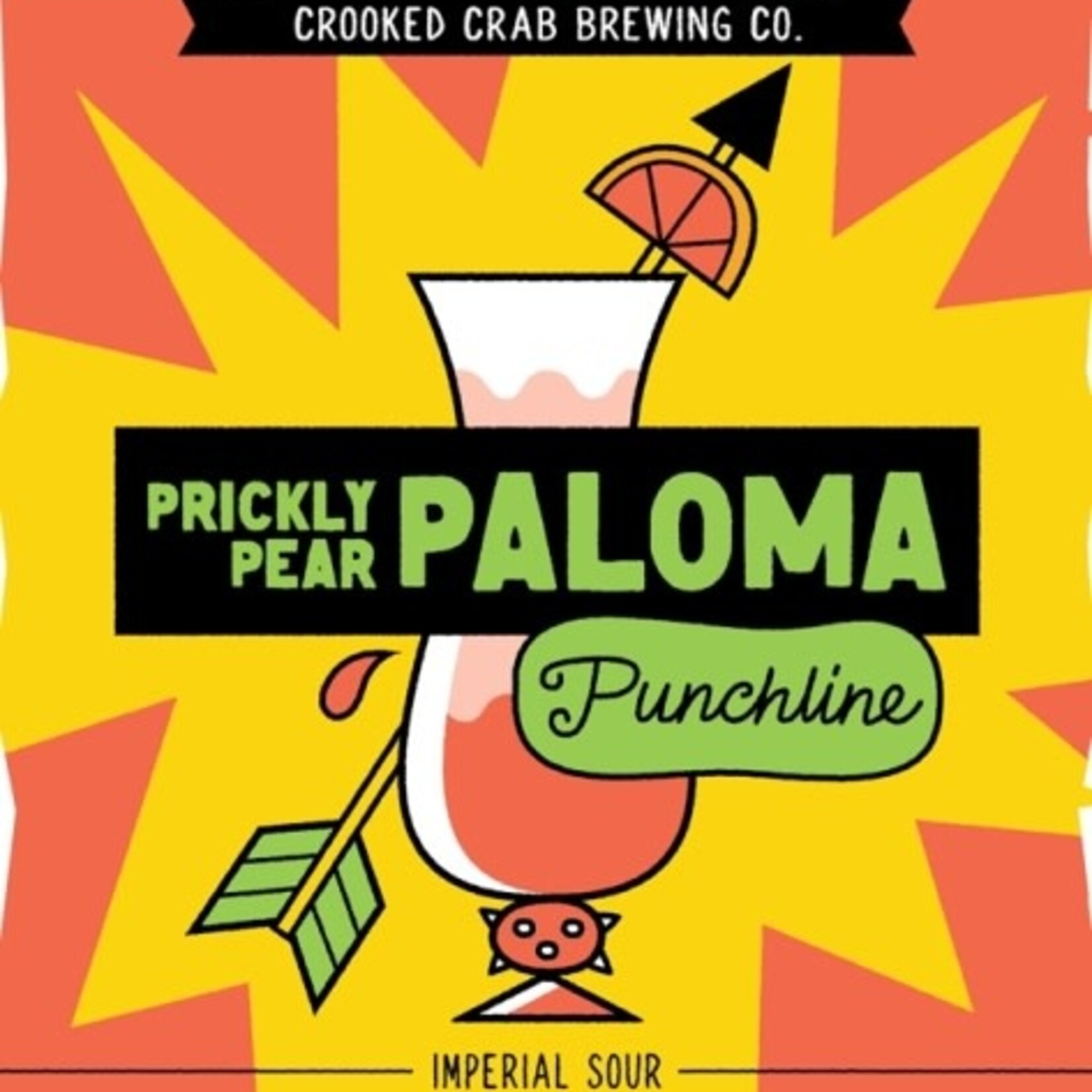 Crooked Crab Prickly Pear Paloma Punchline 4pk